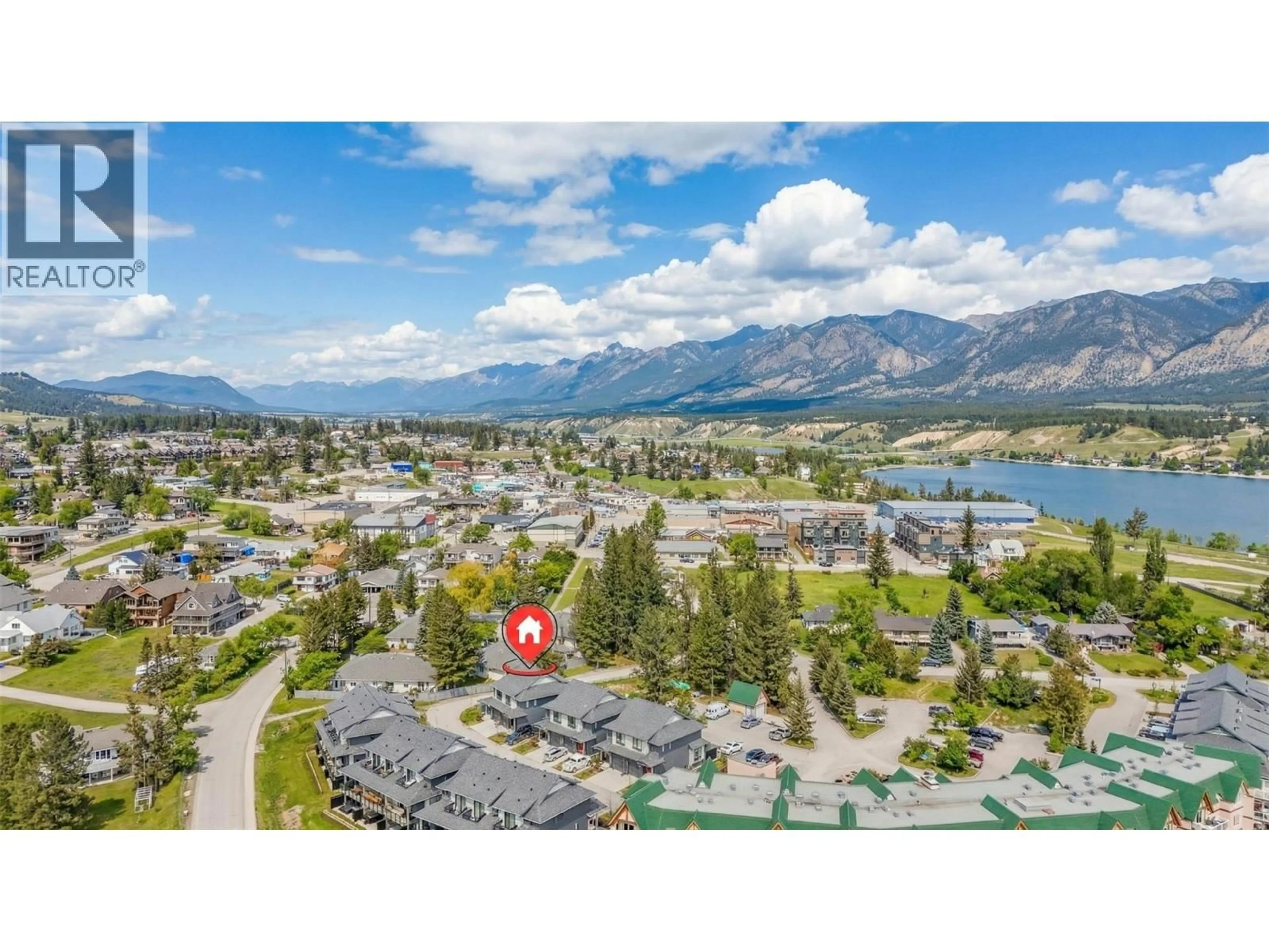 A pic from outside/outdoor area/front of a property/back of a property/a pic from drone, mountain view for 15 - 703 15A CRESCENT, Invermere British Columbia V0A1K0