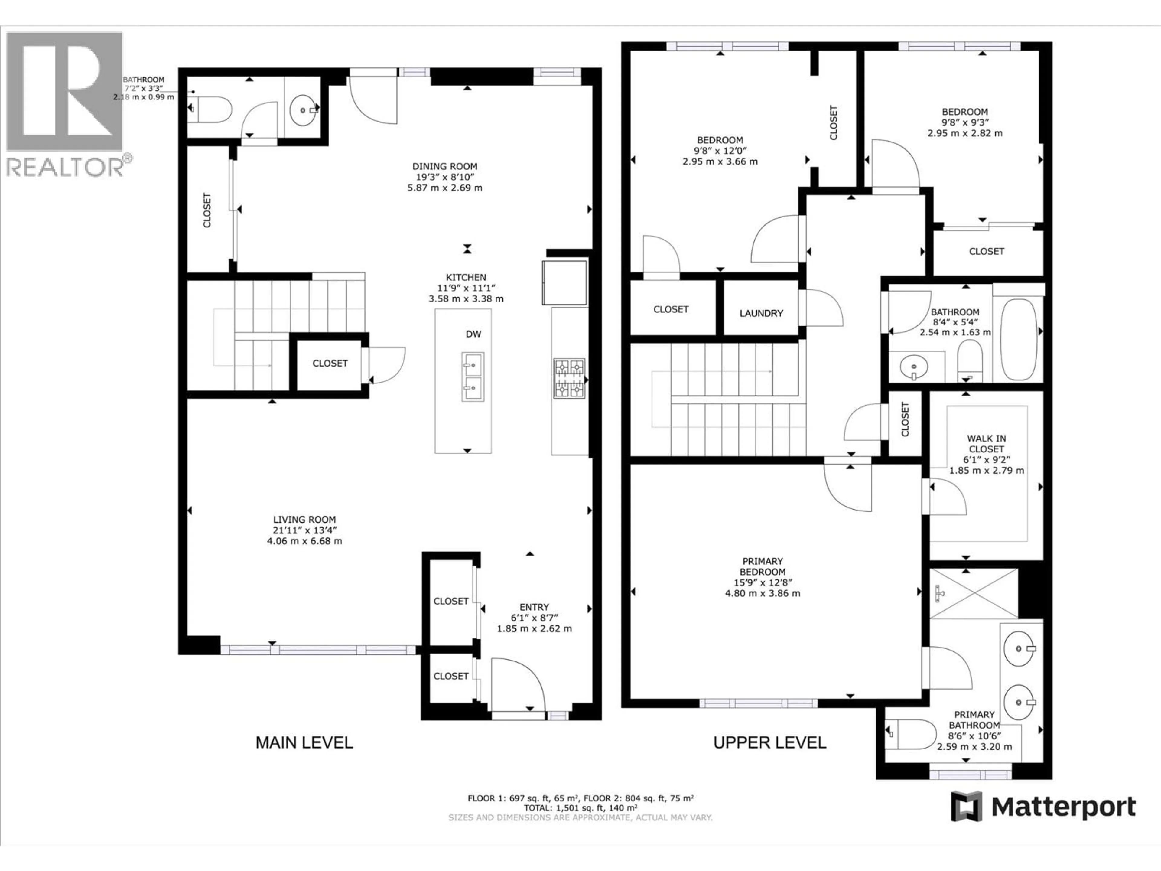 Floor plan for 103 - 1151 SUNSET DRIVE, Kelowna British Columbia V1Y0G2