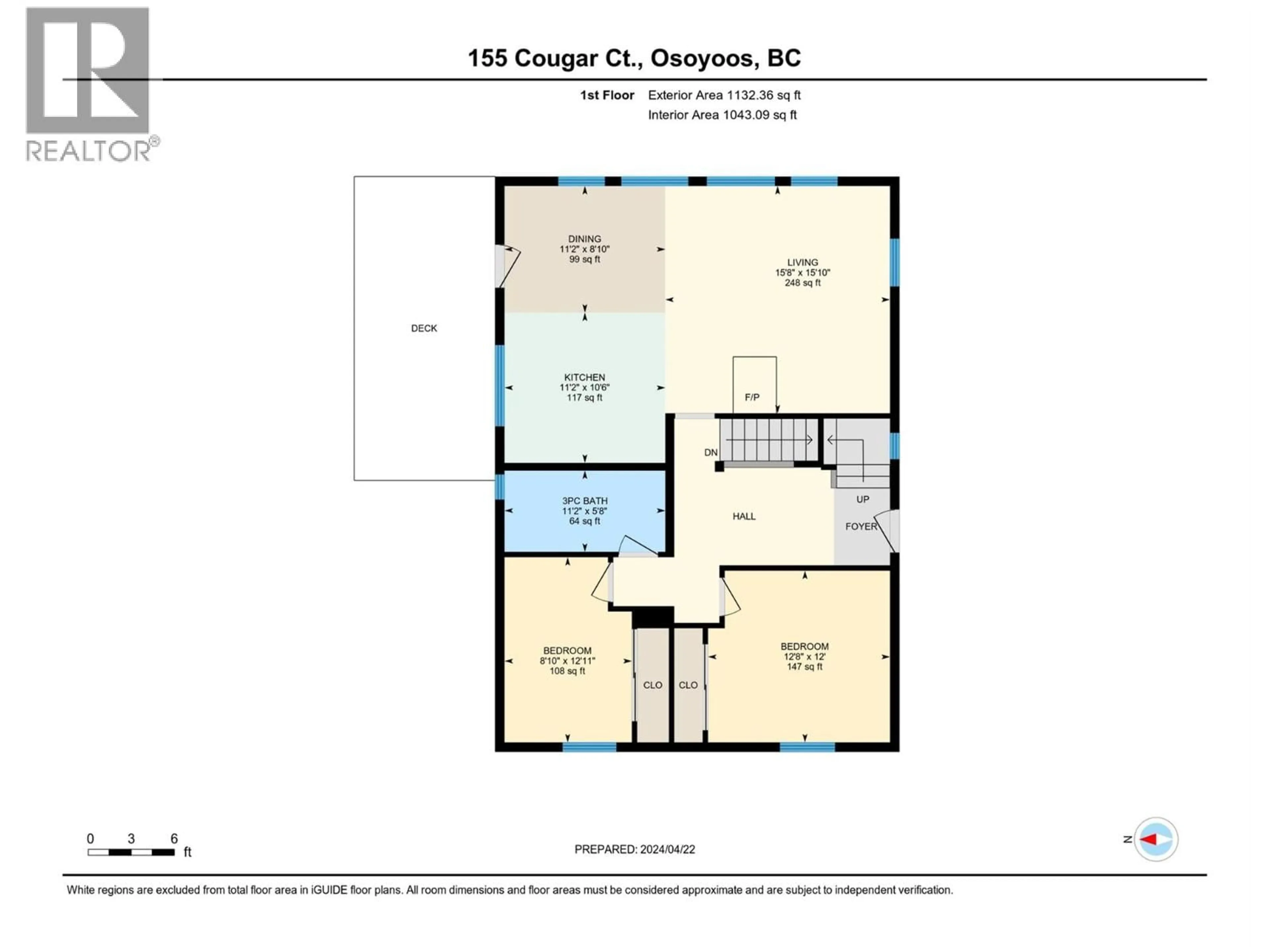 Floor plan for 155 COUGAR COURT, Osoyoos British Columbia V0H1V6