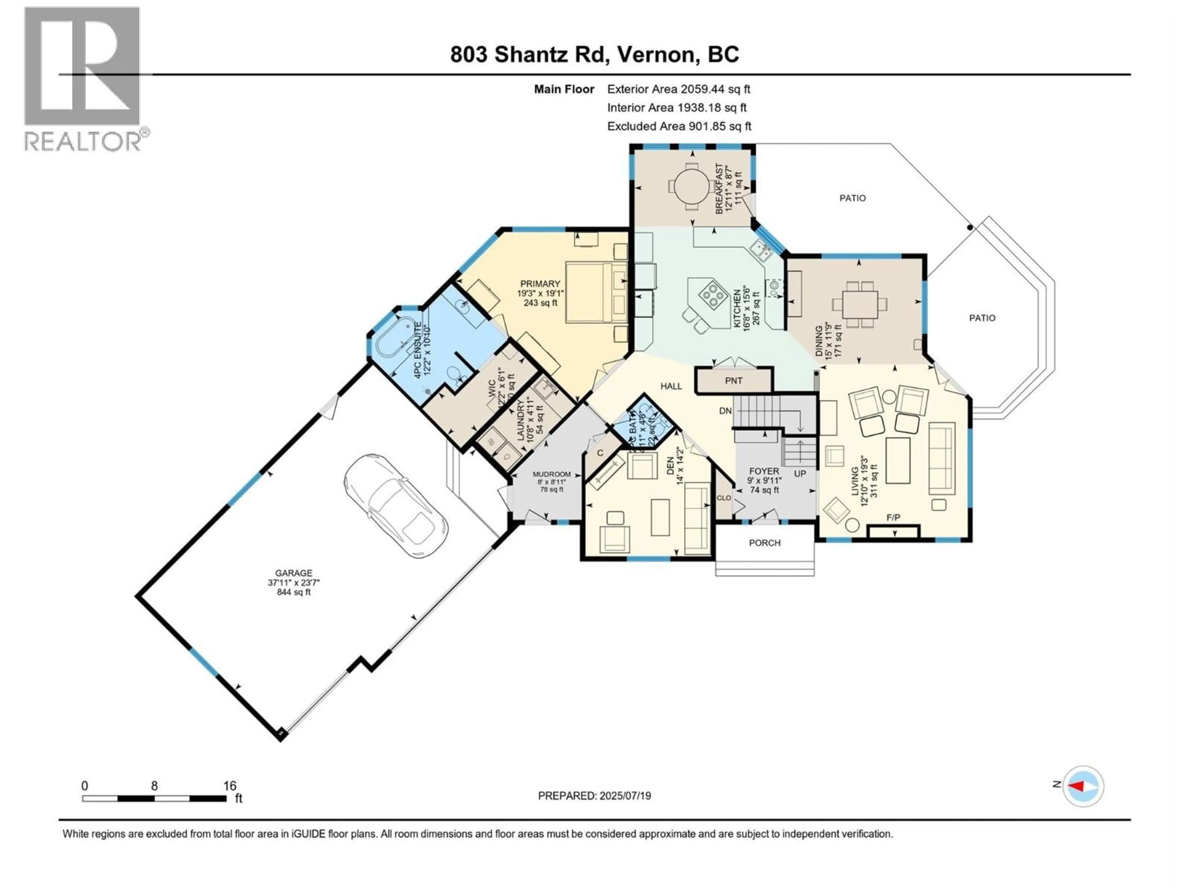 Floor plan for 803 SHANTZ ROAD, Vernon British Columbia V1T8J8