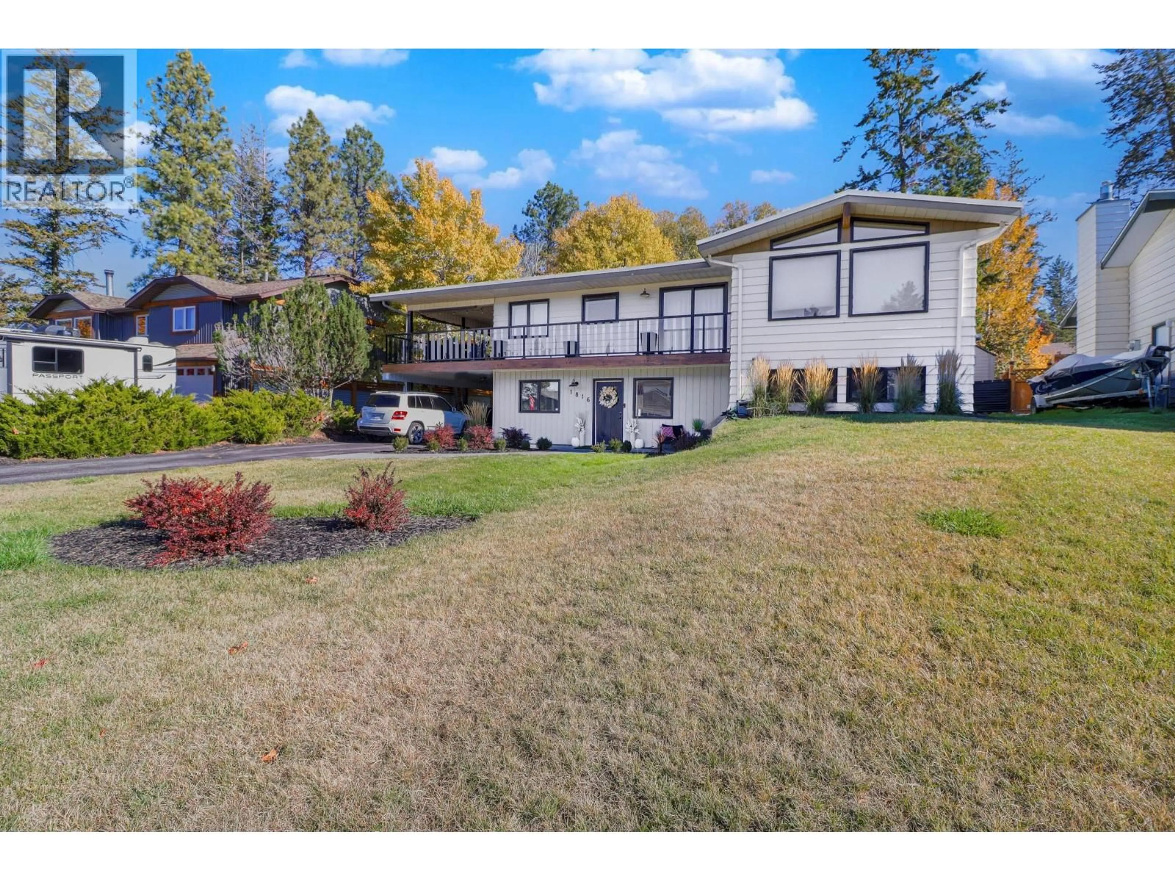 A pic from outside/outdoor area/front of a property/back of a property/a pic from drone, mountain view for 1816 MT CONNELL CRESCENT, Cranbrook British Columbia V1C5V7