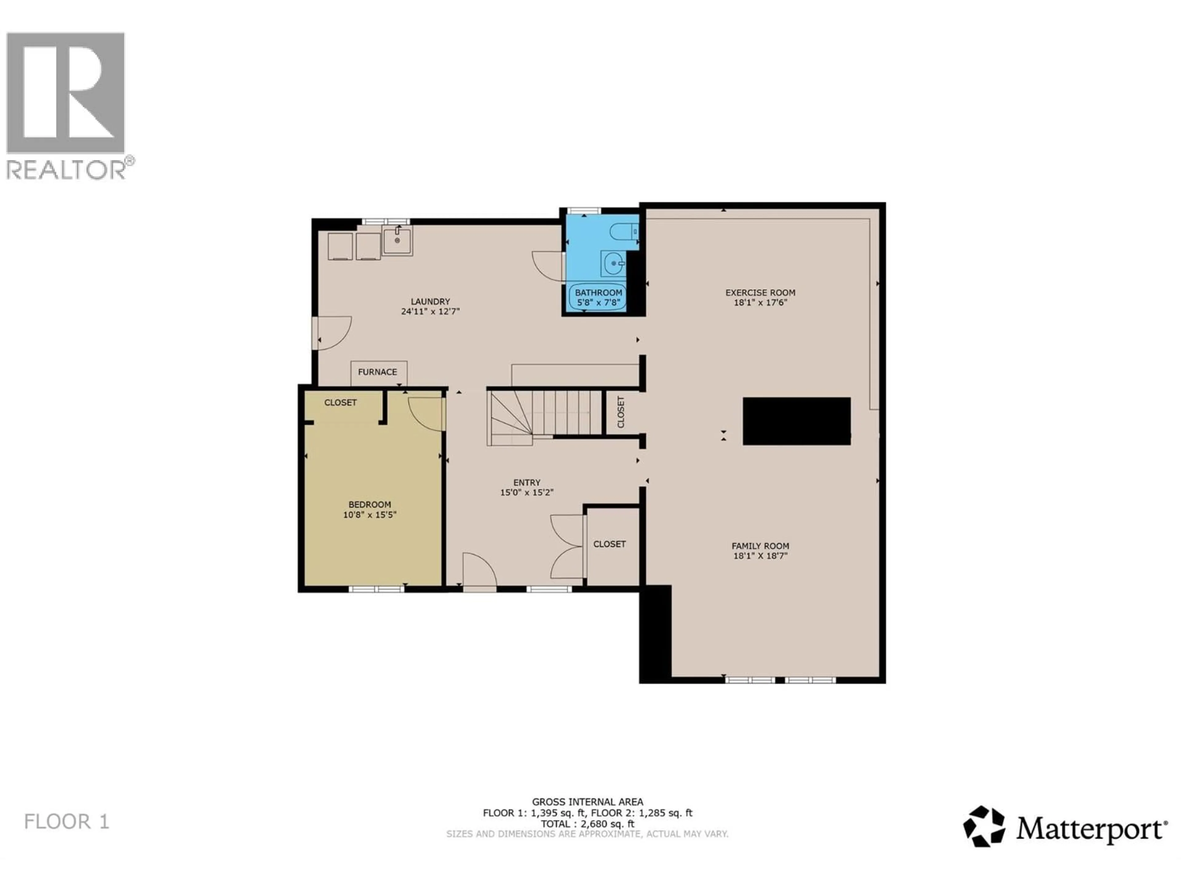 Floor plan for 1816 MT CONNELL CRESCENT, Cranbrook British Columbia V1C5V7