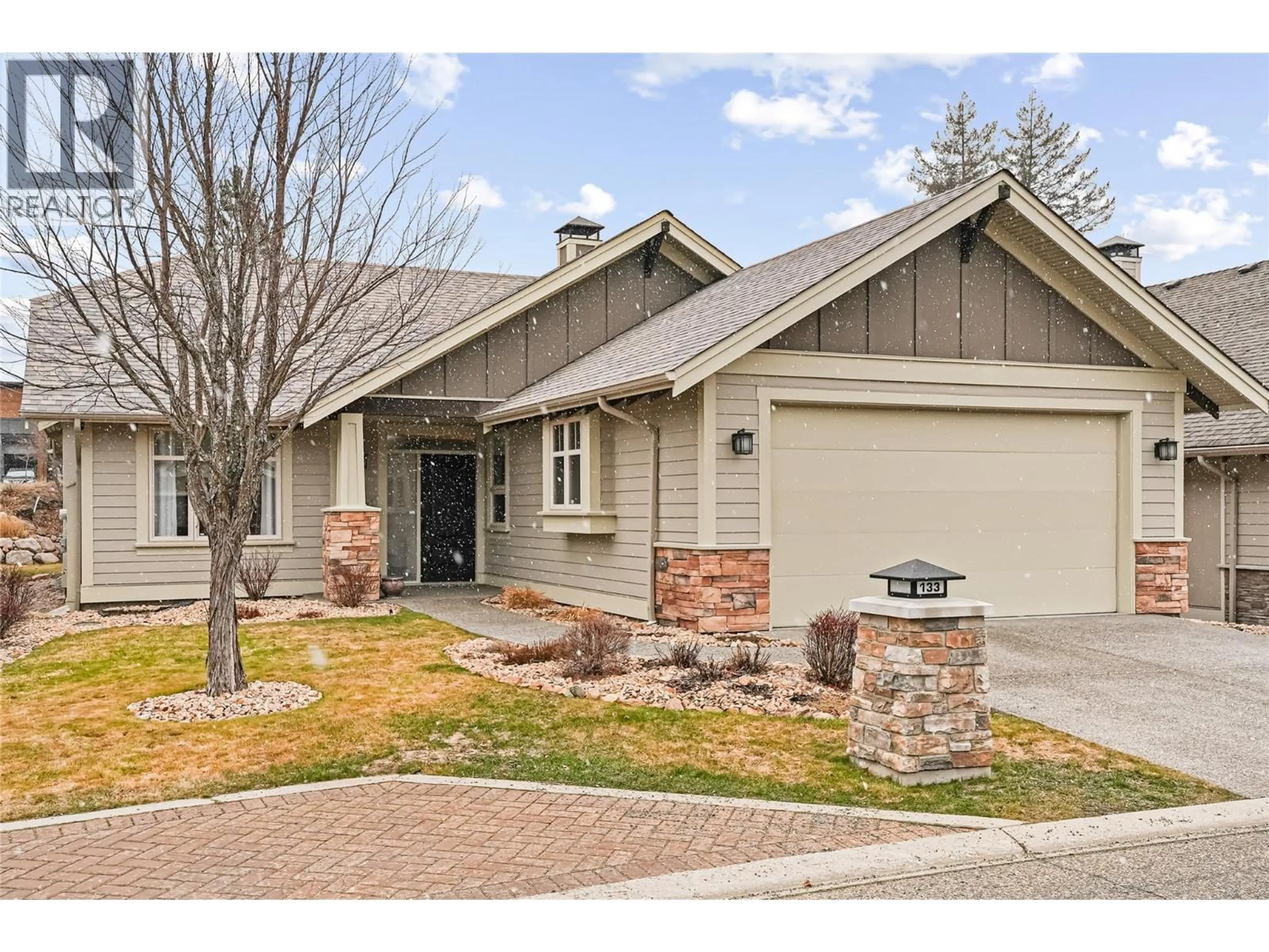 Home with brick exterior material, street for 133 MASHIE CRESCENT, Vernon British Columbia V1H1V8