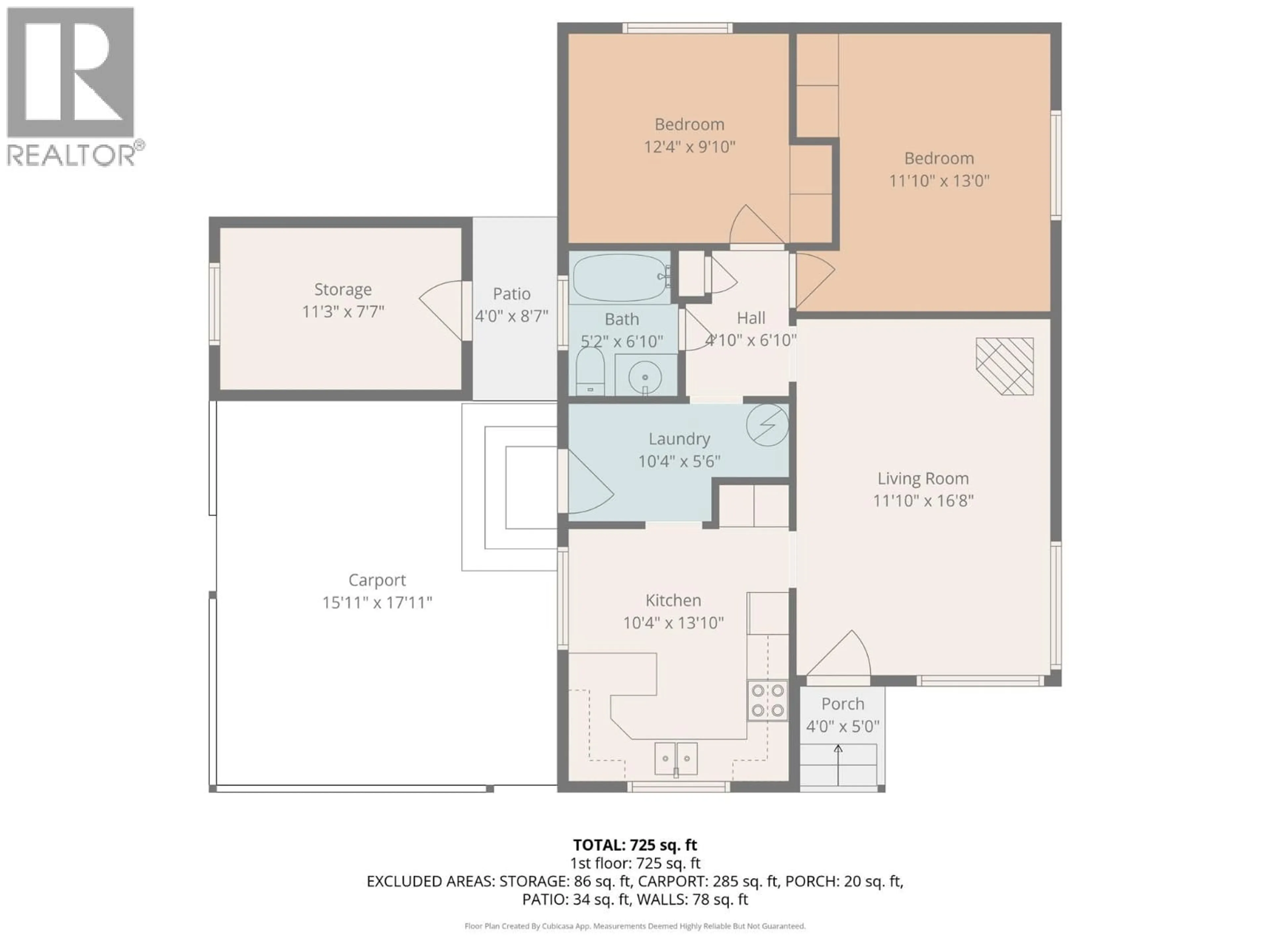 Floor plan for 4708 GORDON DRIVE, Kelowna British Columbia V1W4P4