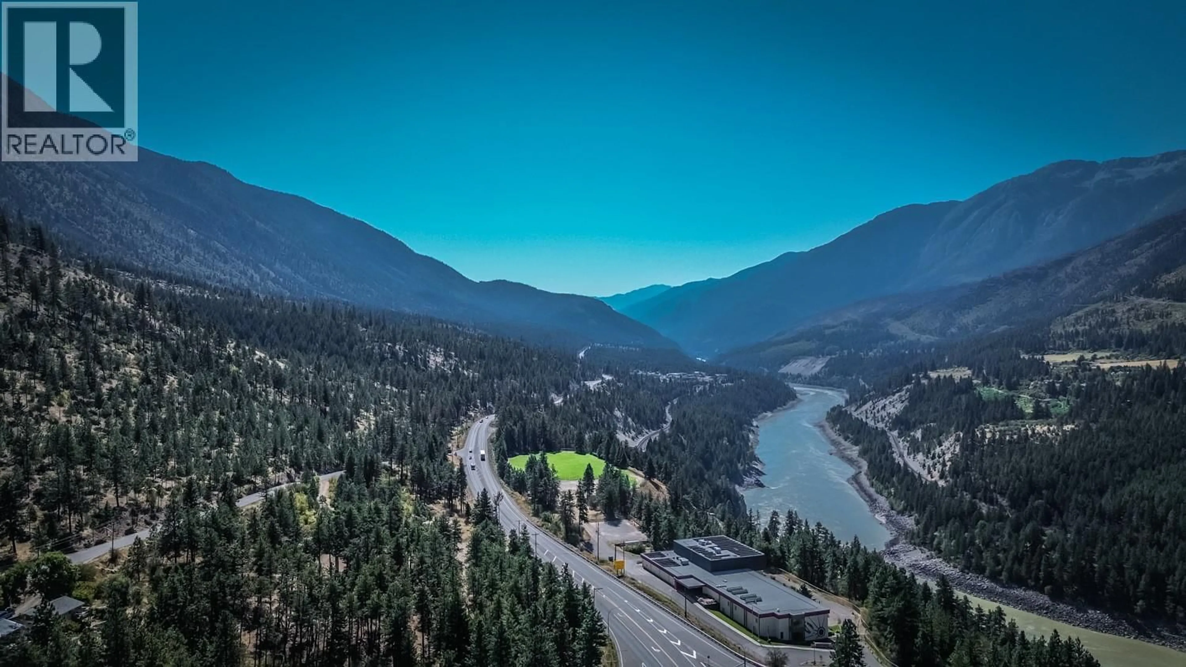 A pic from outside/outdoor area/front of a property/back of a property/a pic from drone, mountain view for 410 & 416 PONDEROSA HEIGHTS, Lytton British Columbia V0K1Z0
