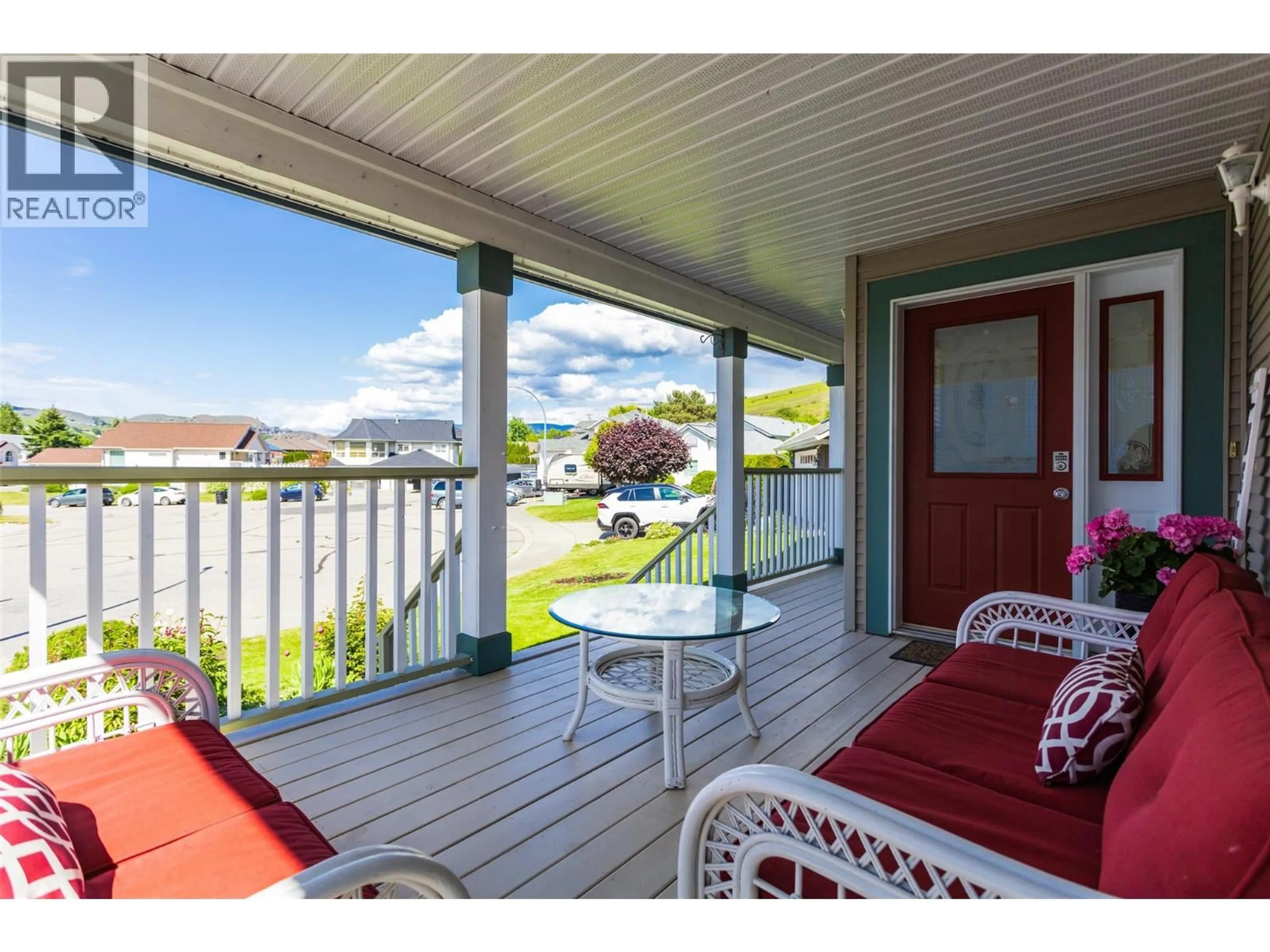 Patio, water/lake/river/ocean view for 2205 CANARY PLACE, Vernon British Columbia V1H1R3
