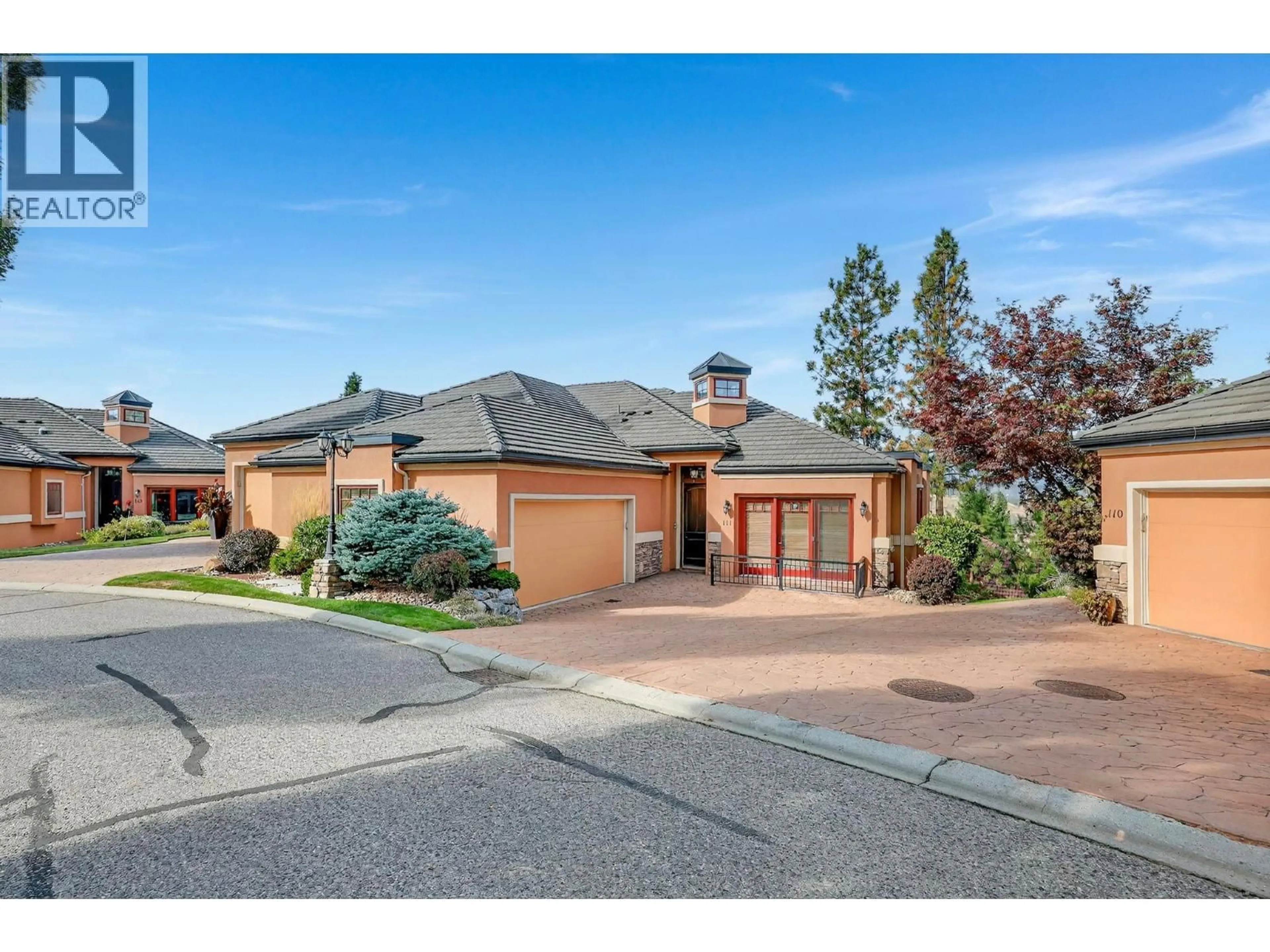 Home with brick exterior material, street for 111 - 1910 CAPISTRANO DRIVE, Kelowna British Columbia V1V2S5