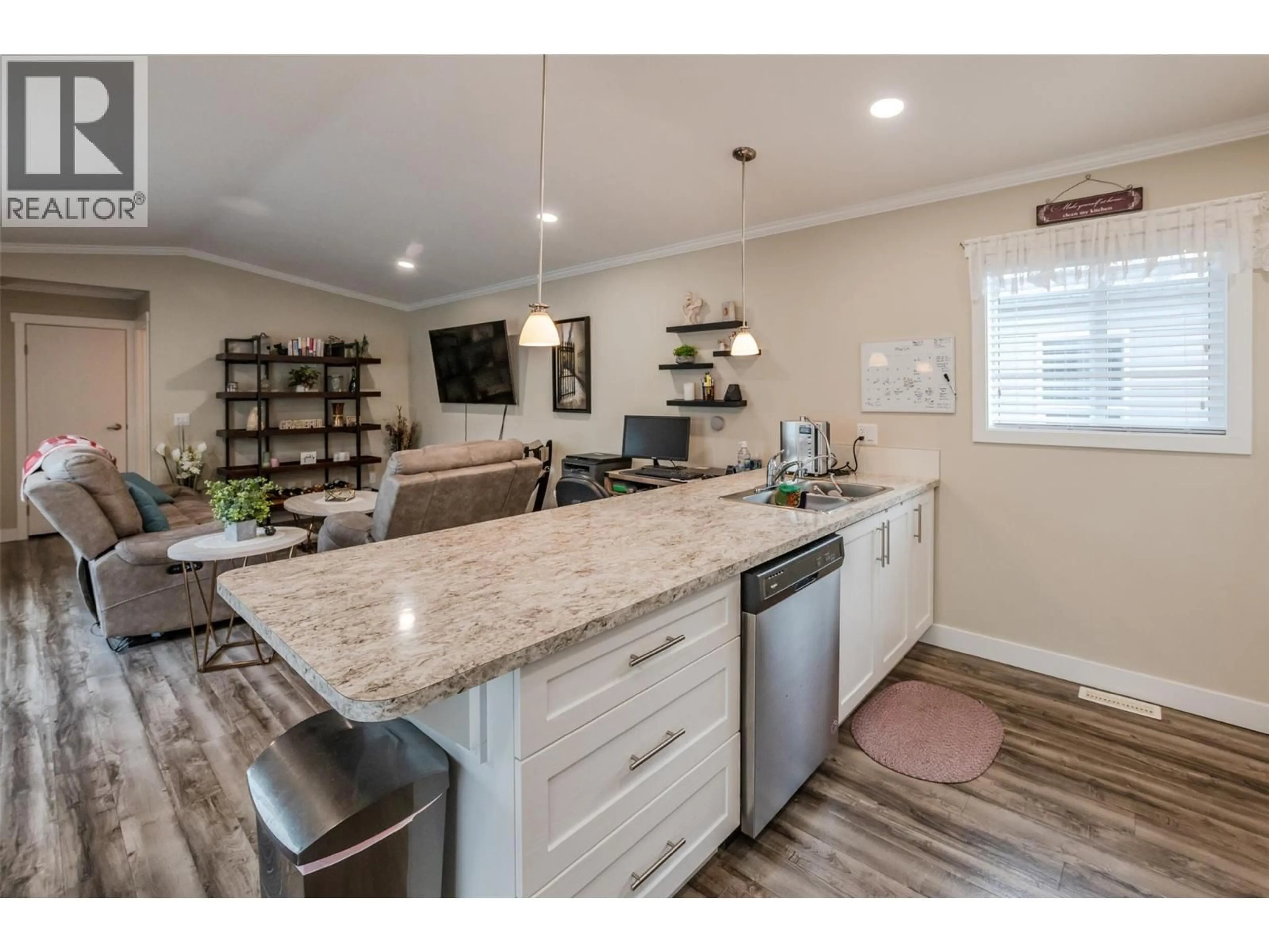 Open concept kitchen, unknown for 102 - 8598 HWY 97 OTHER, Oliver British Columbia V0H1T2