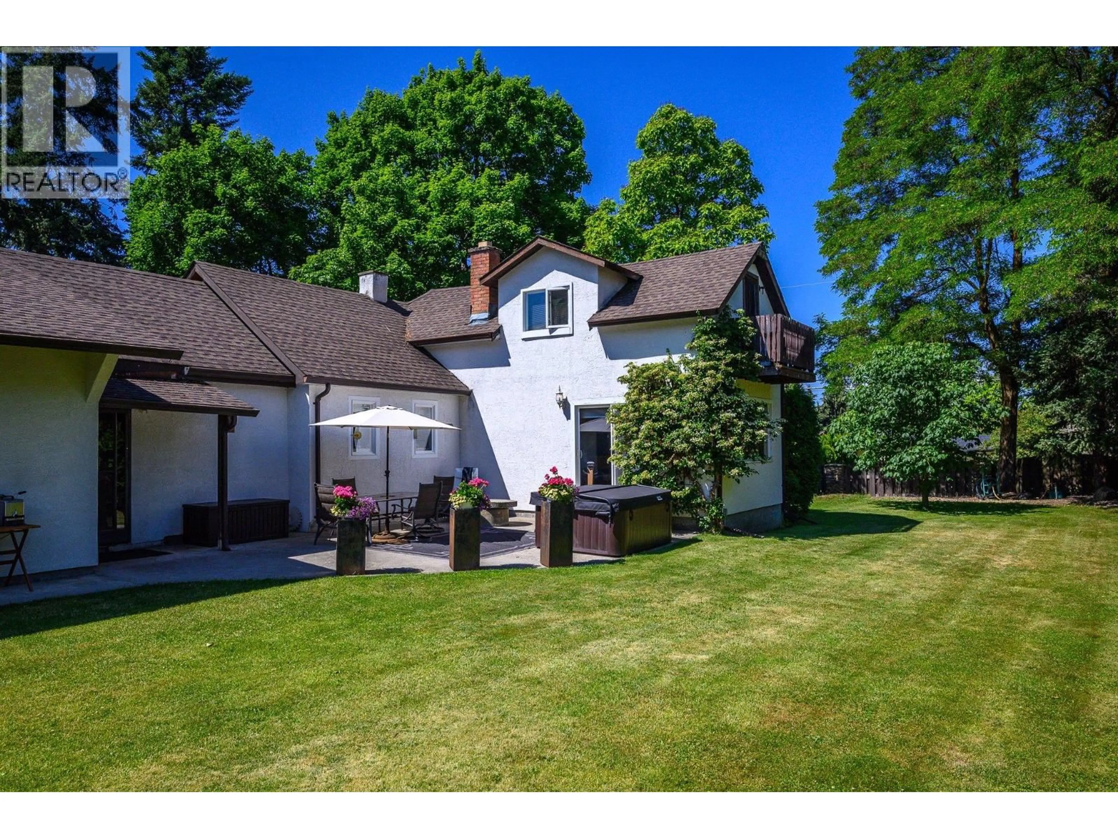 A pic from outside/outdoor area/front of a property/back of a property/a pic from drone, street for 6775 L&A ROAD, Vernon British Columbia V1B3T1