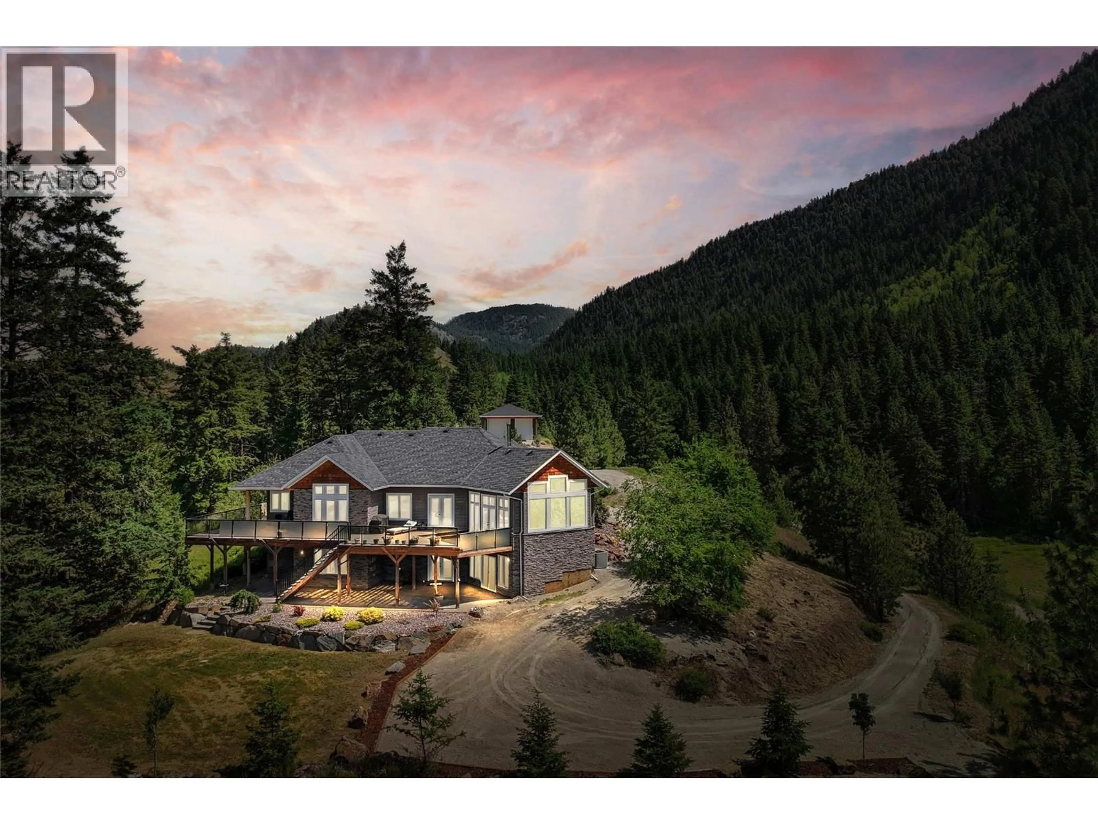 A pic from outside/outdoor area/front of a property/back of a property/a pic from drone, mountain view for 365 RIVERWIND DRIVE, Chase British Columbia V0E1M1