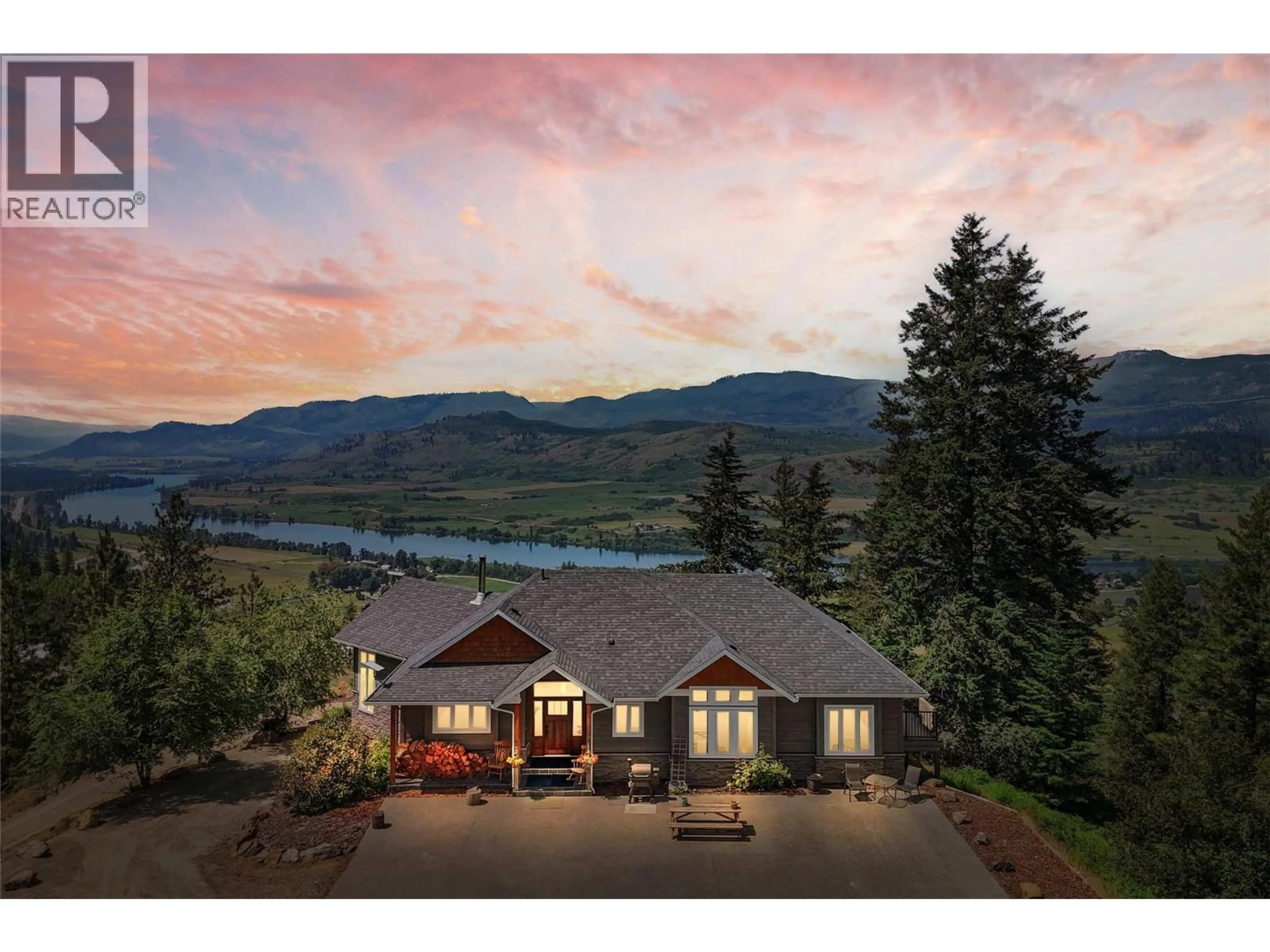 A pic from outside/outdoor area/front of a property/back of a property/a pic from drone, mountain view for 365 RIVERWIND DRIVE, Chase British Columbia V0E1M1