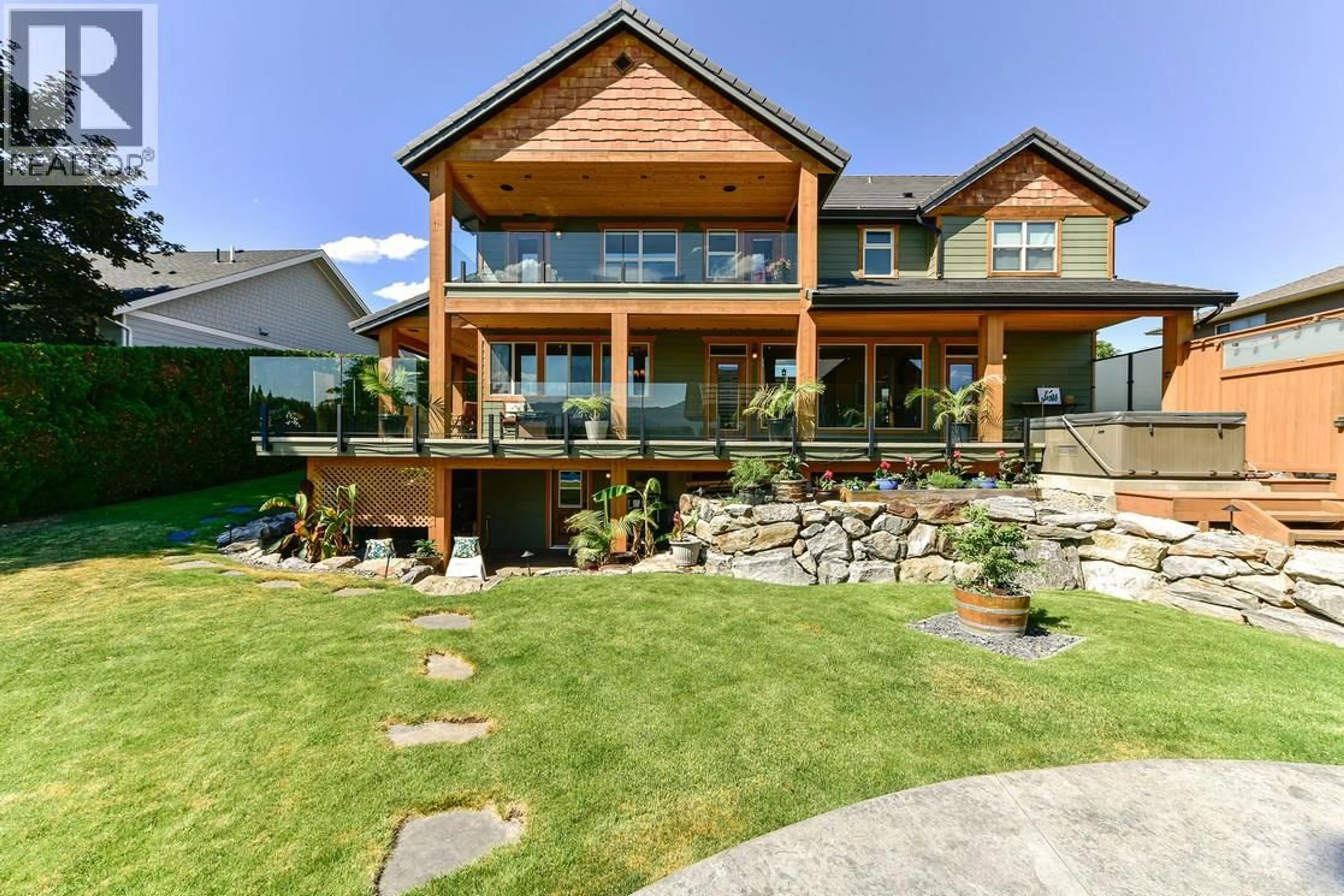 Home with brick exterior material, unknown for 959 REGAL ROAD, West Kelowna British Columbia V1Z1S4