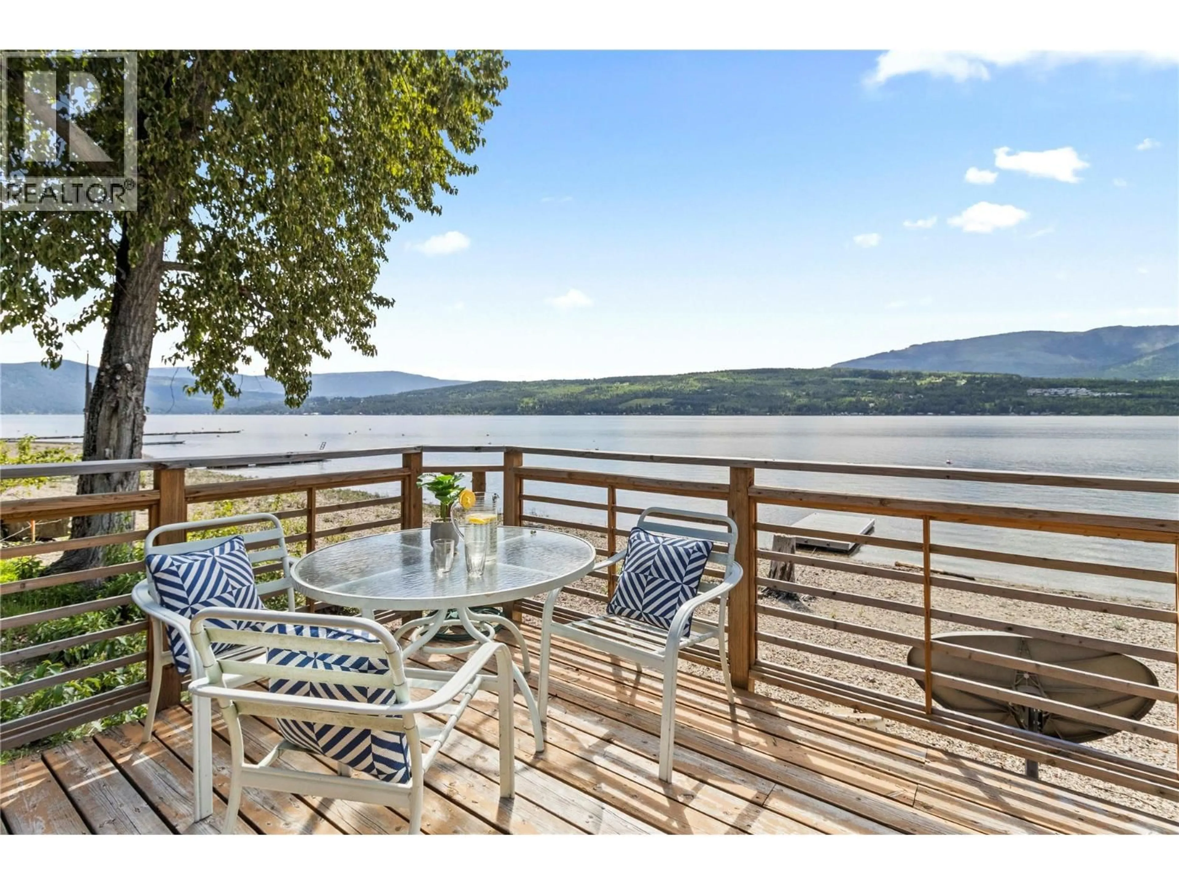 Patio, water/lake/river/ocean view for 4006 EXPRESS POINT ROAD, Scotch Creek British Columbia V0E1M5