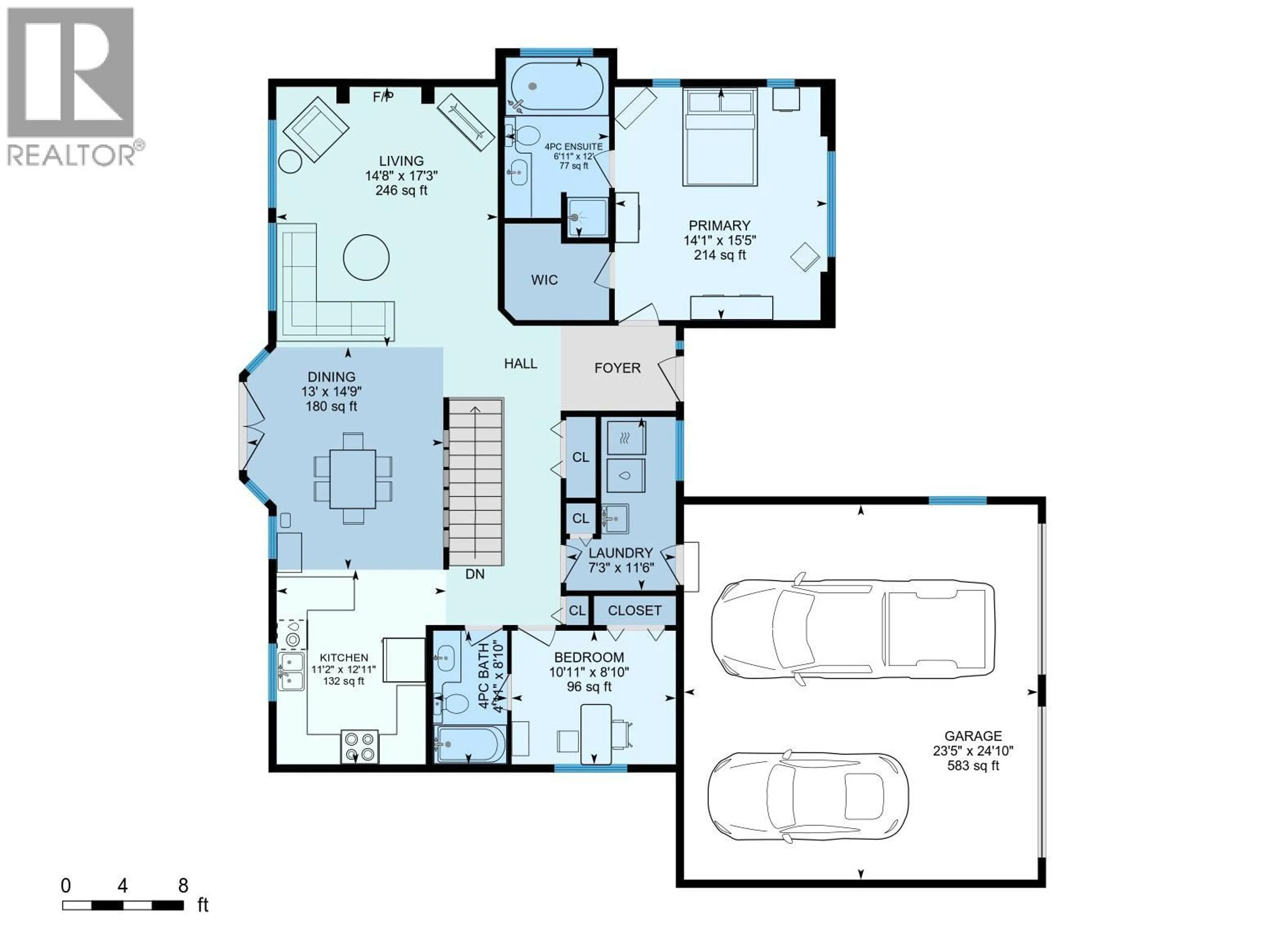Floor plan for 2600 FAIRWAY PLACE, Blind Bay British Columbia V0E1H2