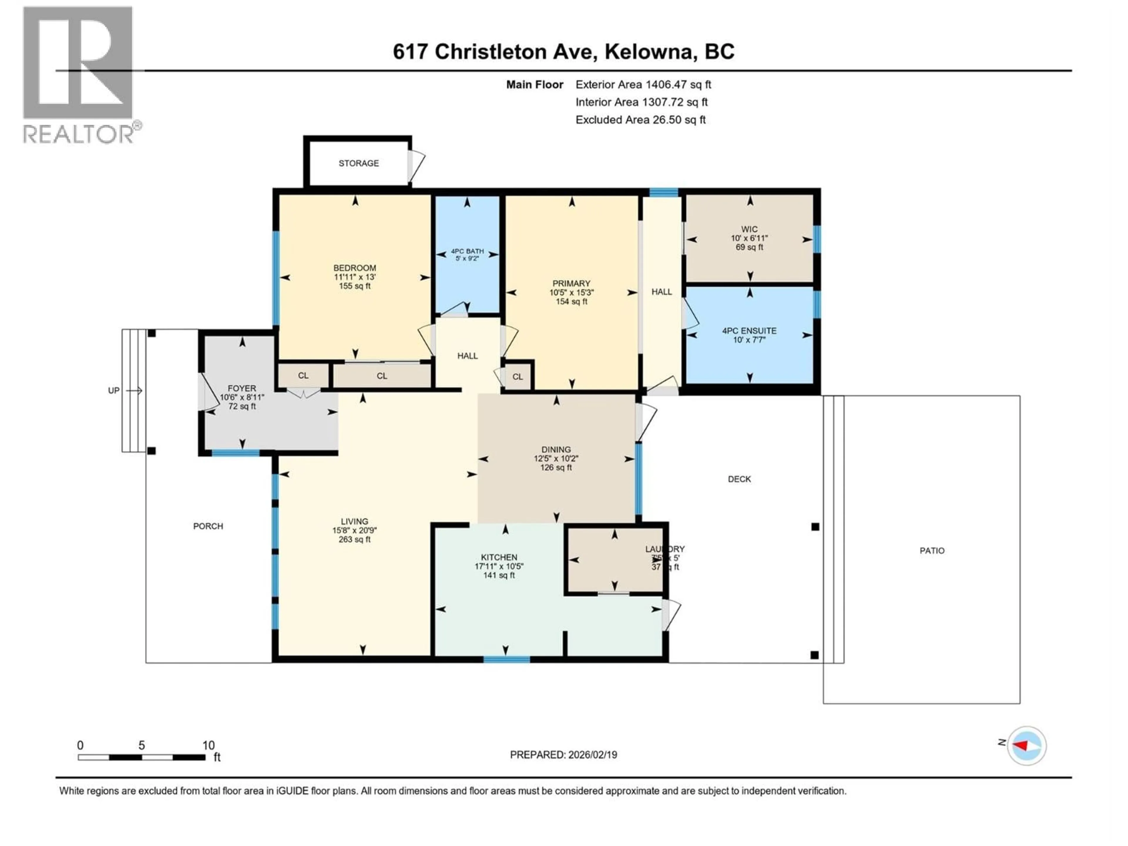 Floor plan for 617 CHRISTLETON AVENUE, Kelowna British Columbia V1Y5J1