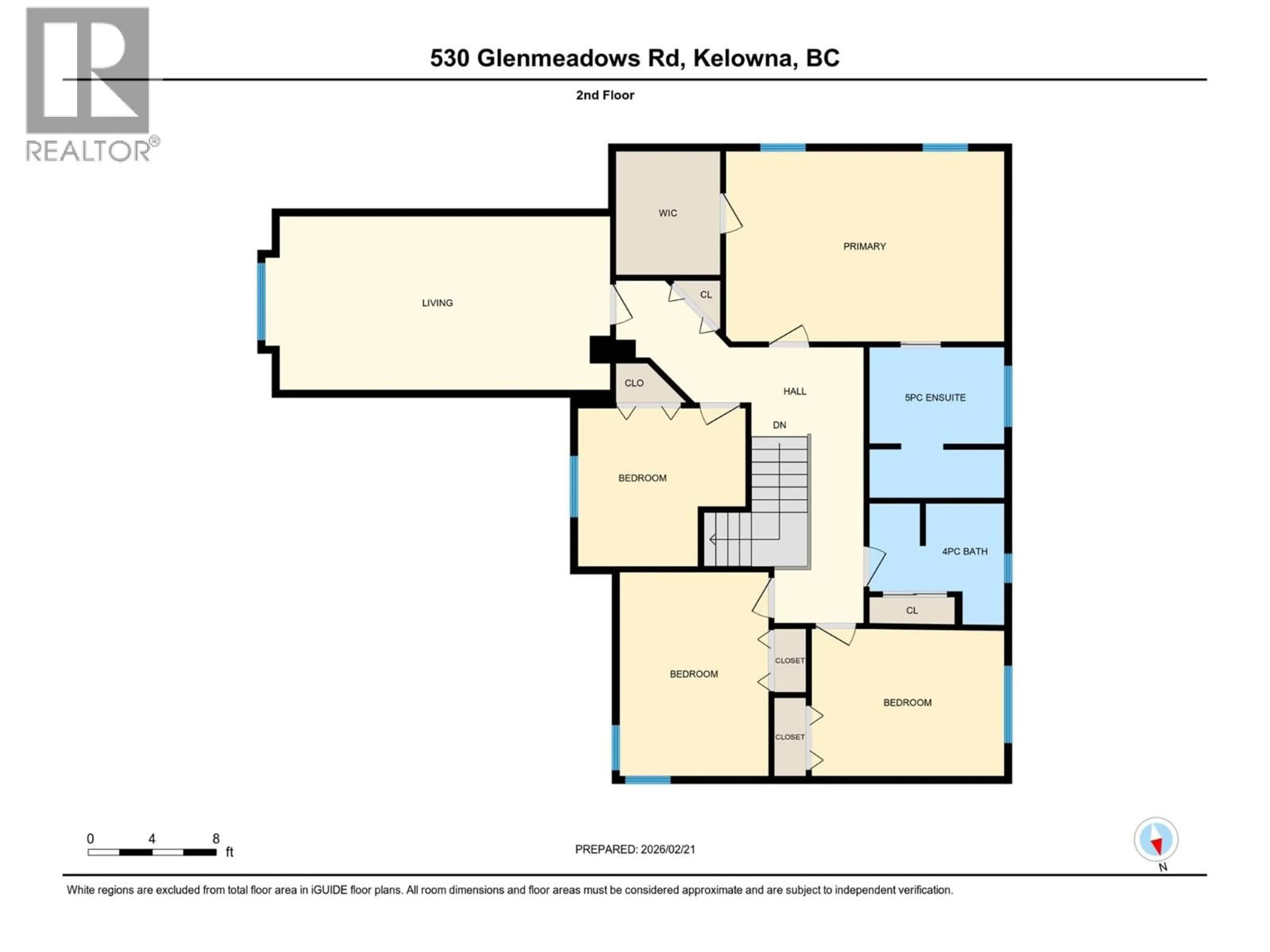 Floor plan for 530 GLENMEADOWS ROAD, Kelowna British Columbia V1V1Y7