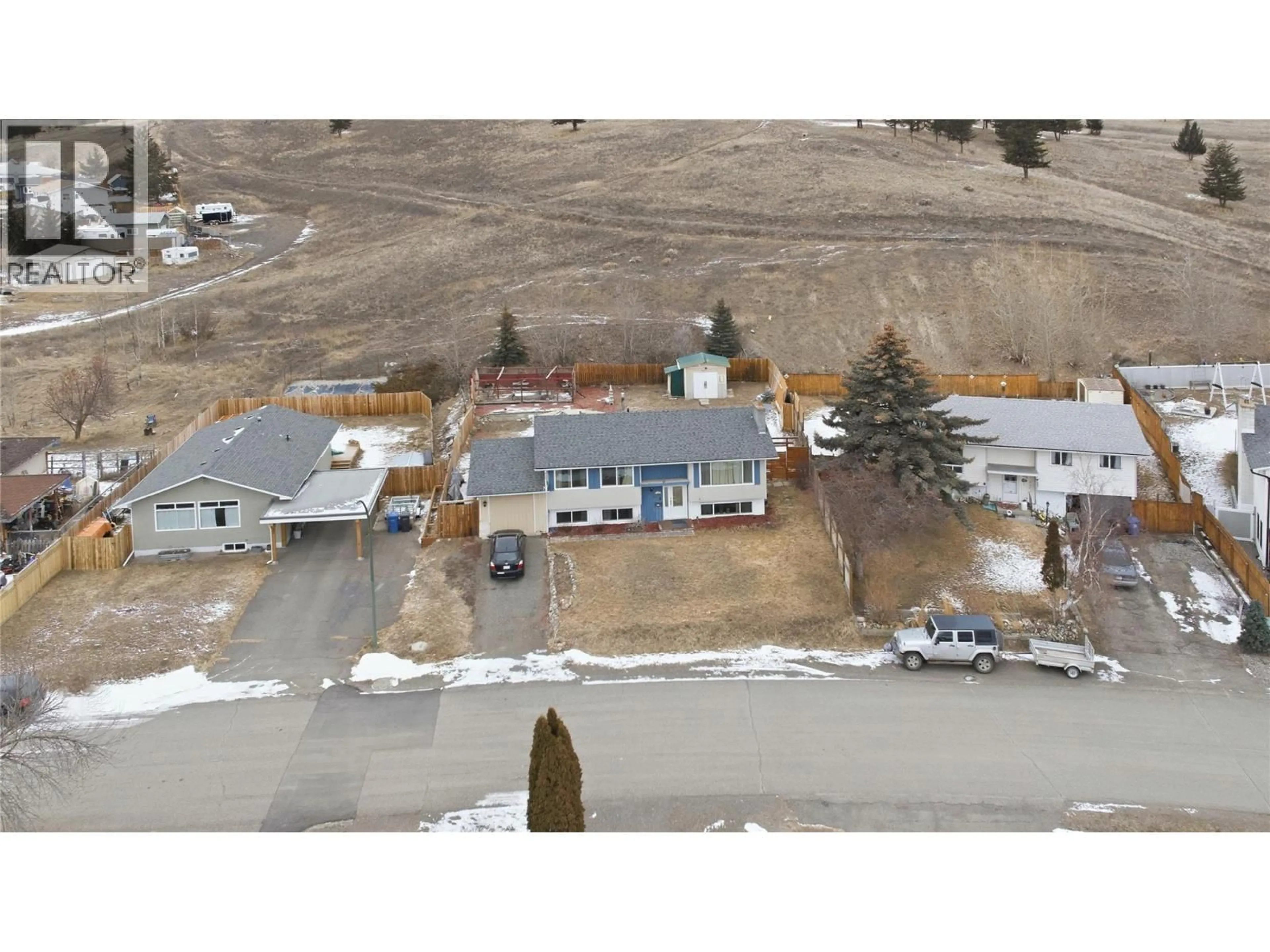 A pic from outside/outdoor area/front of a property/back of a property/a pic from drone, unknown for 31 BERYL DRIVE, Logan Lake British Columbia V0E1W0