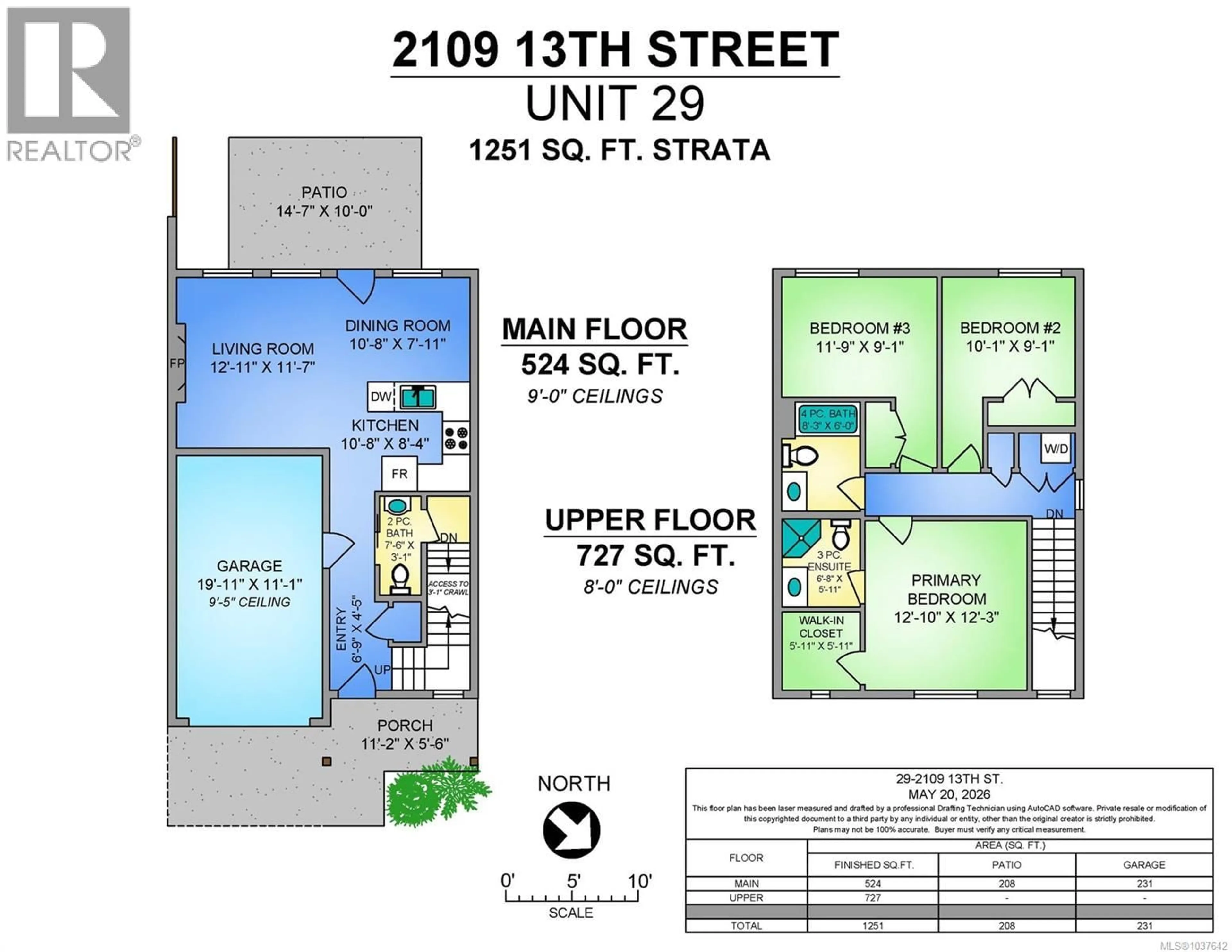 Floor plan for 29 - 2109 13TH STREET, Courtenay British Columbia V9N0B1