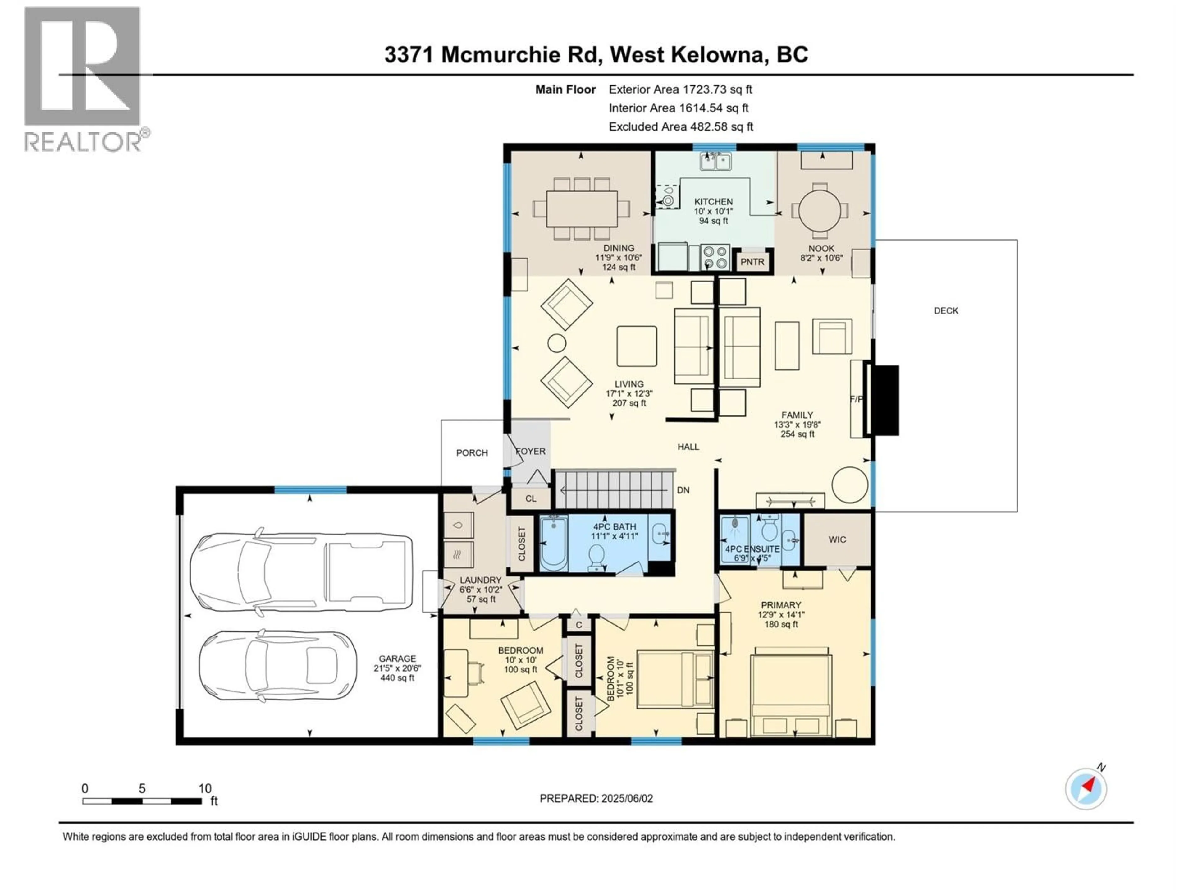 Floor plan for 3371 MCMURCHIE ROAD, West Kelowna British Columbia V4T1B4