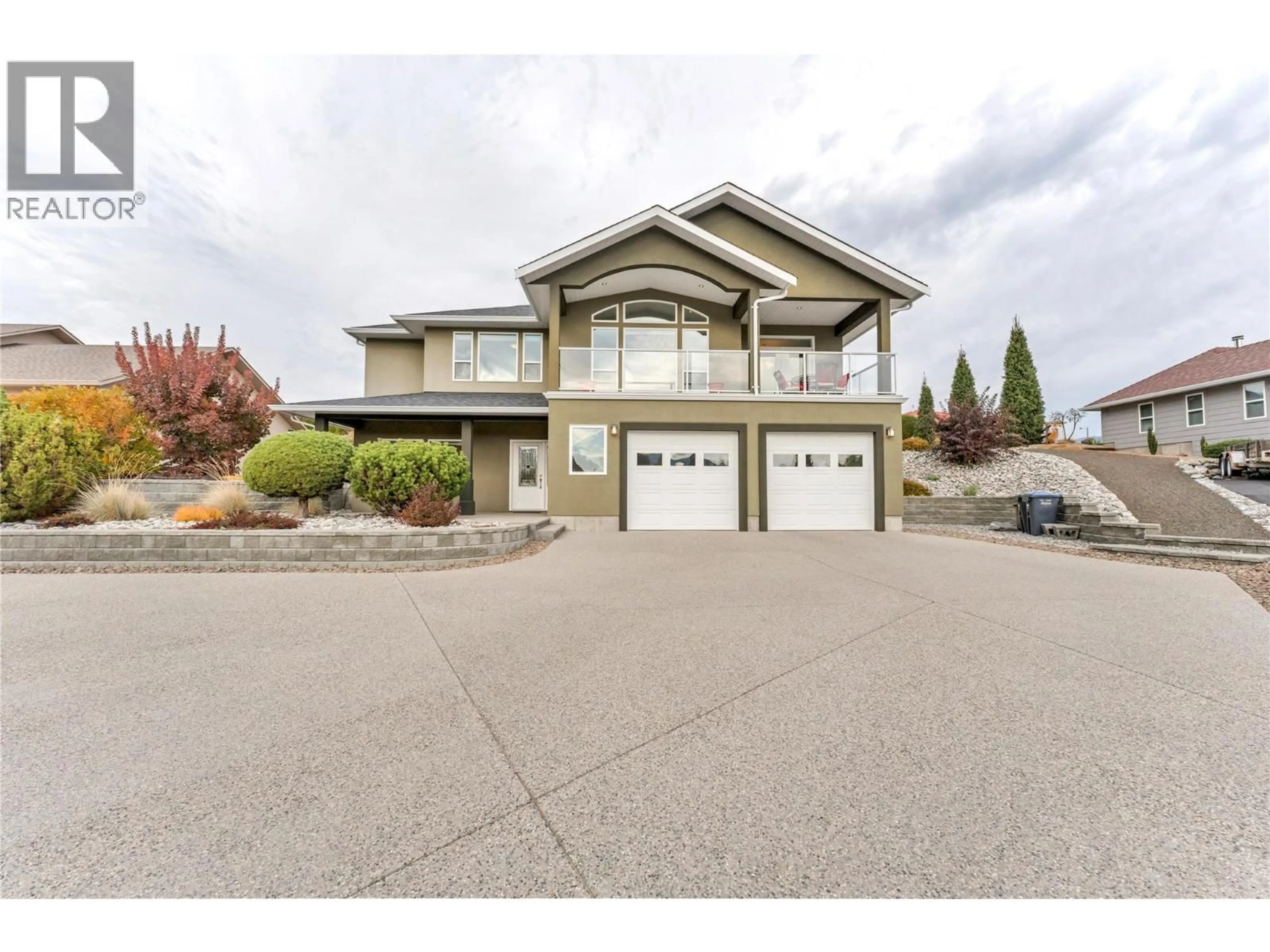 Home with vinyl exterior material, street for 6420 NEWTON ROAD, Summerland British Columbia V0H1Z7