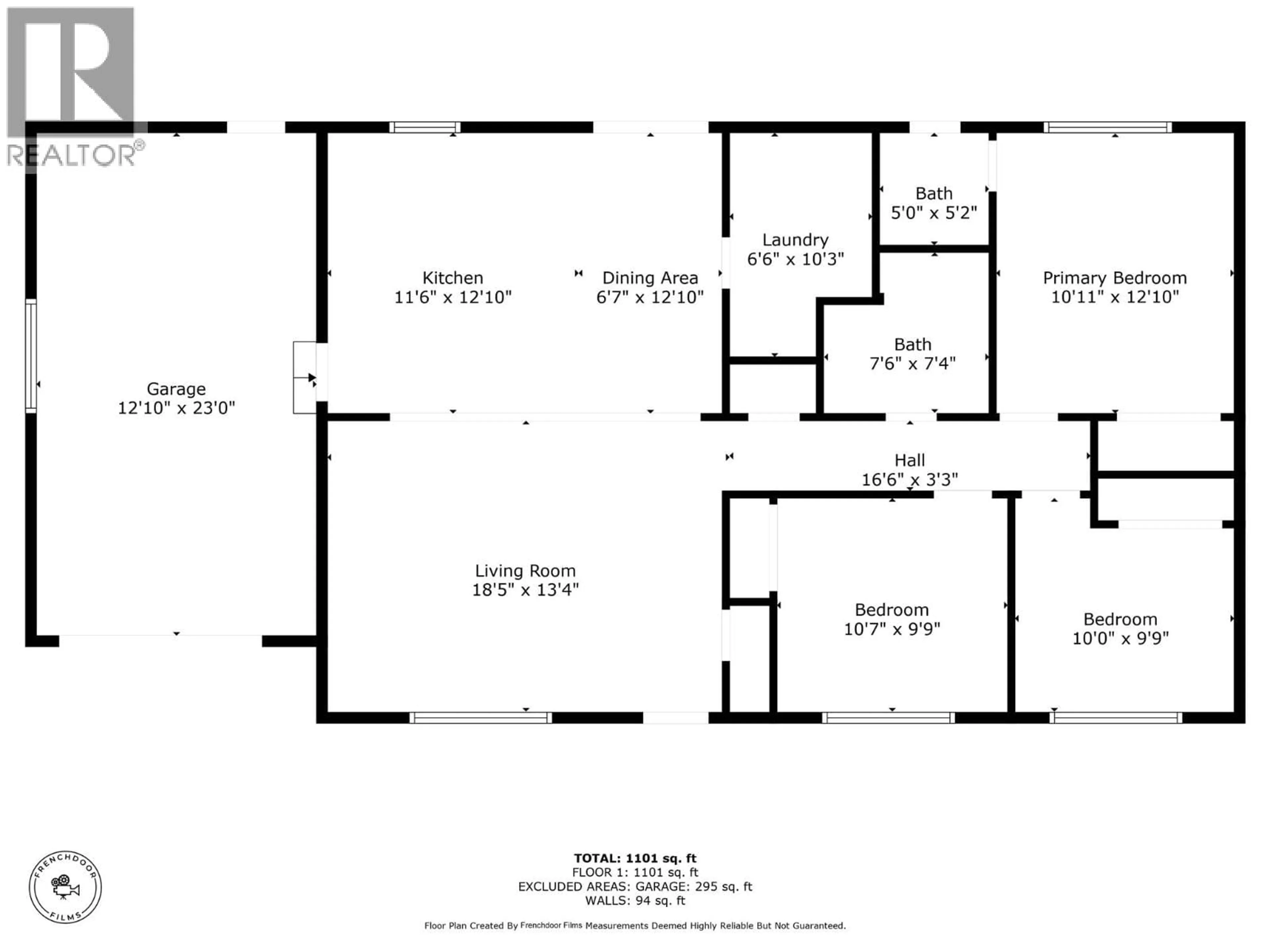 Floor plan for 419 DODDING AVENUE, Merritt British Columbia V0K1Y0