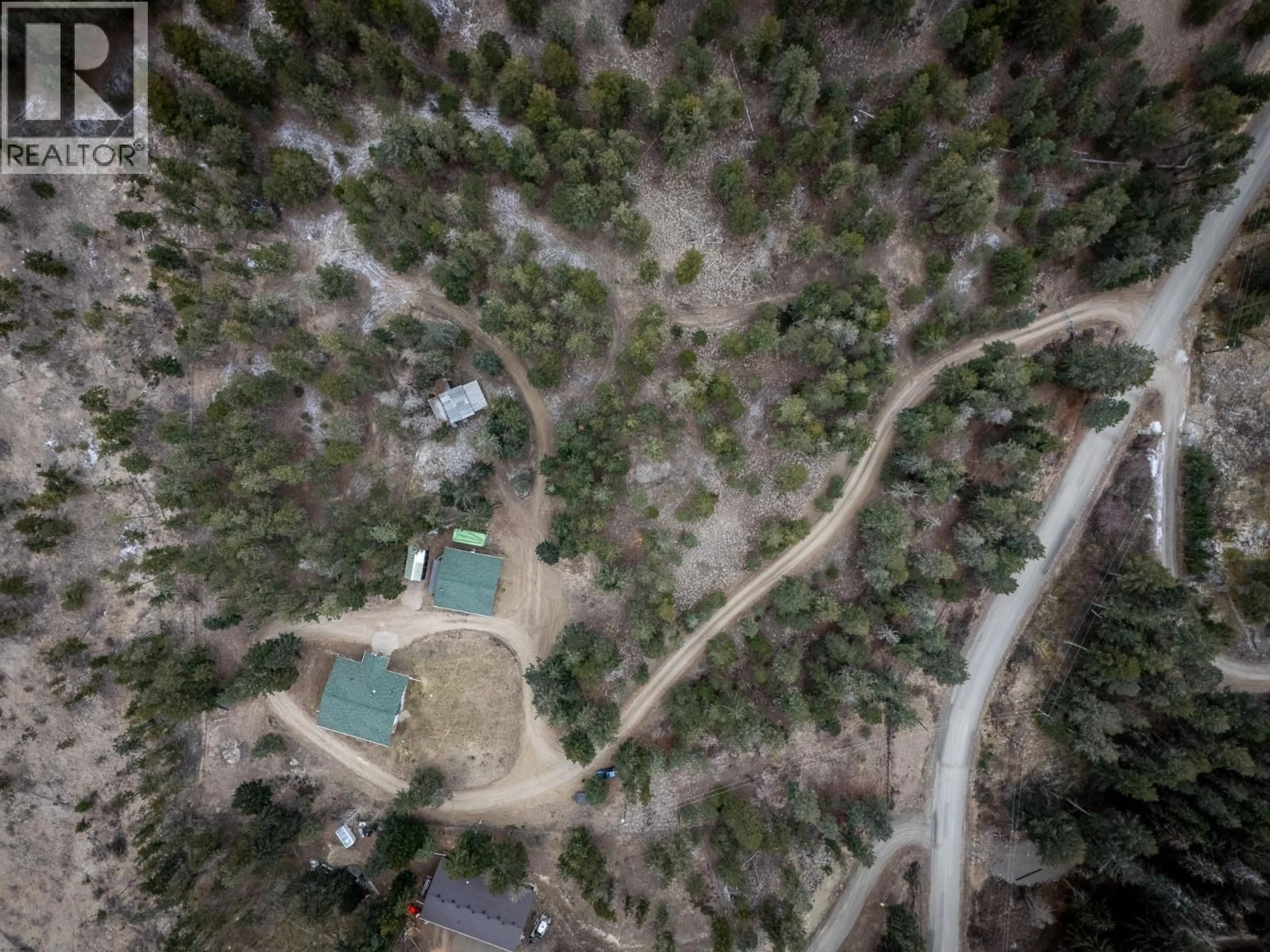 A pic from outside/outdoor area/front of a property/back of a property/a pic from drone, forest/trees view for 4587 MARTIN CREEK ROAD, Pritchard British Columbia V0E2P0