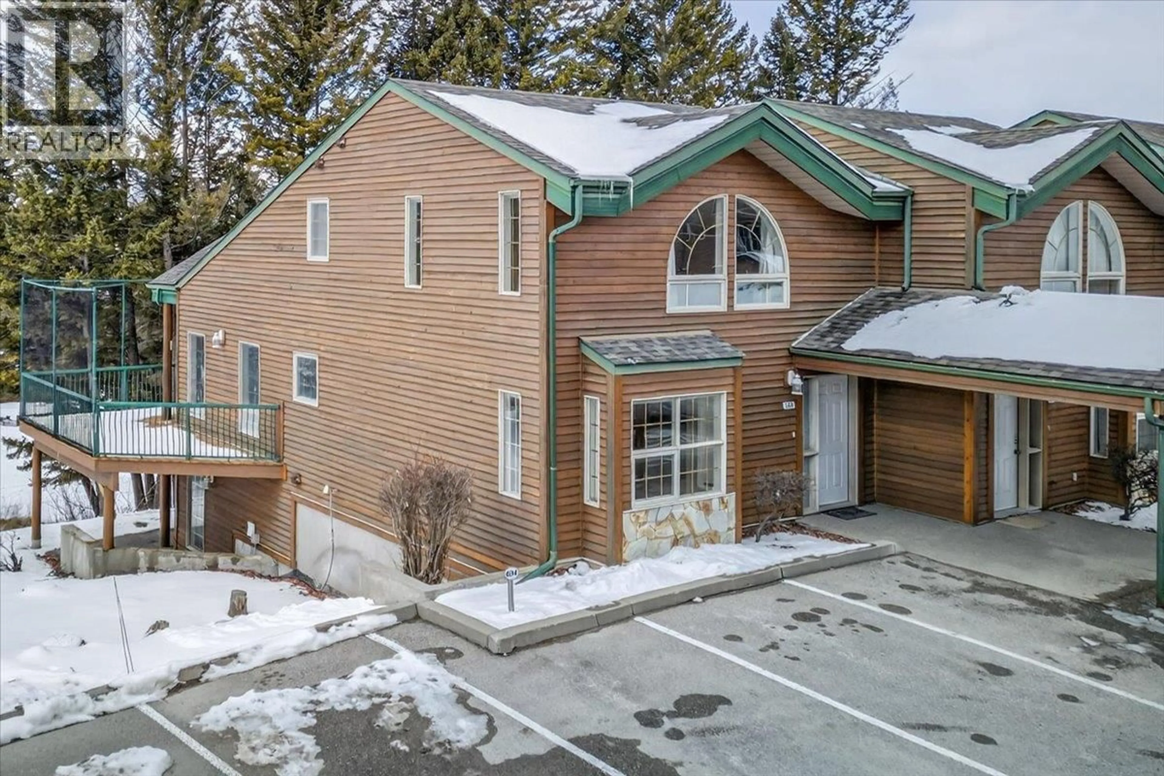 A pic from outside/outdoor area/front of a property/back of a property/a pic from drone, street for 504 - 5155 FAIRWAY DRIVE, Fairmont Hot Springs British Columbia V0B1L1