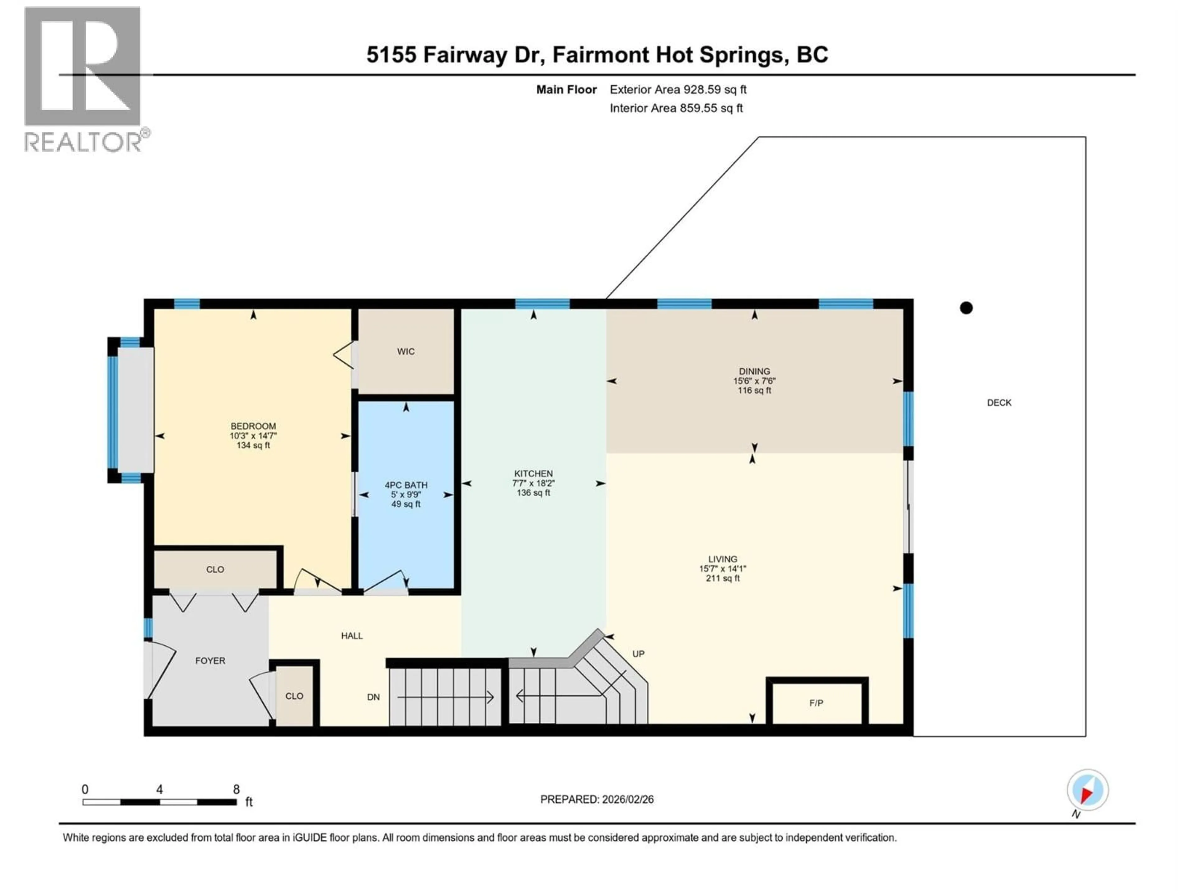 Floor plan for 504 - 5155 FAIRWAY DRIVE, Fairmont Hot Springs British Columbia V0B1L1
