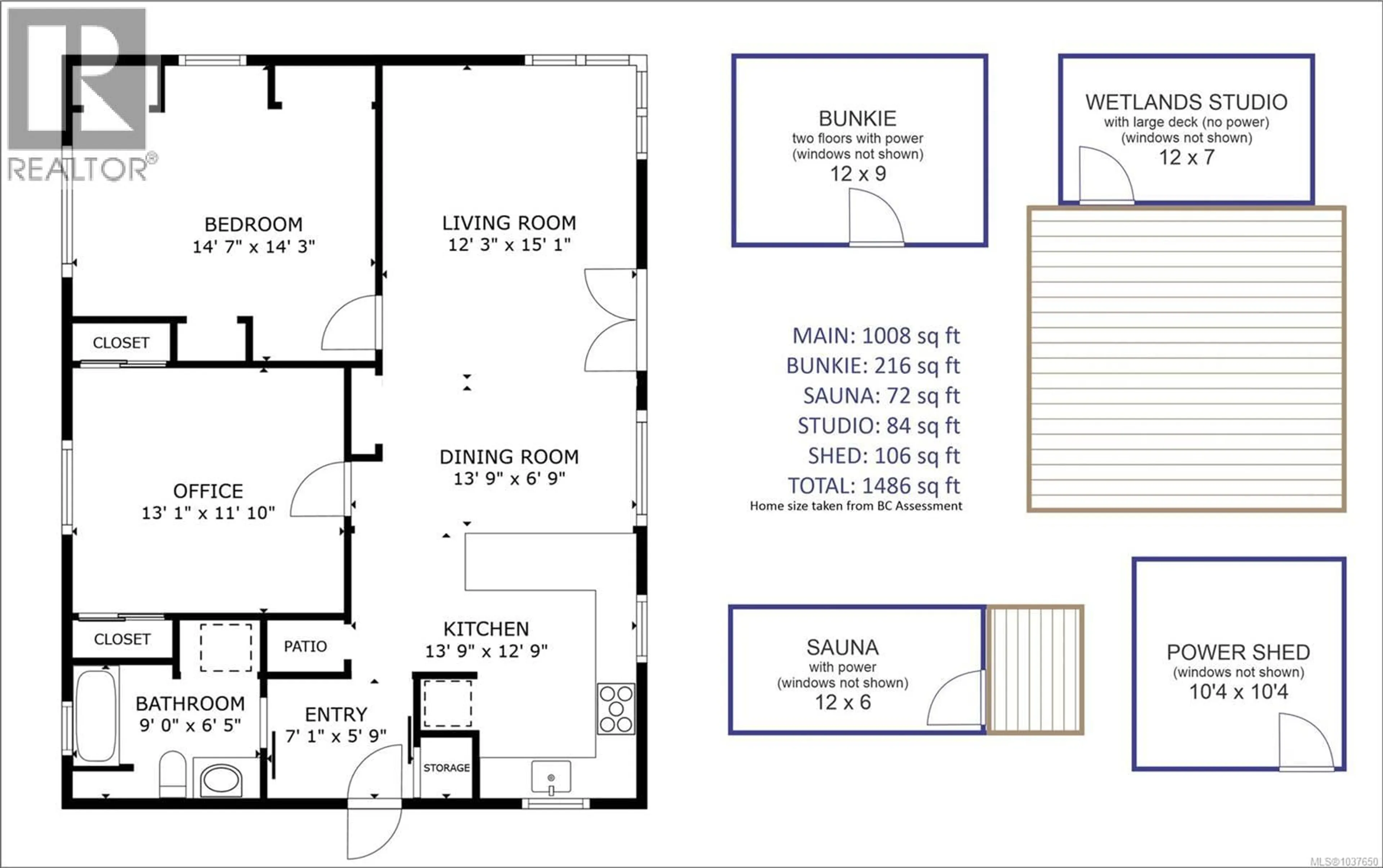 Floor plan for 220 SEA MEADOW DRIVE, Gabriola Island British Columbia V0R1X2