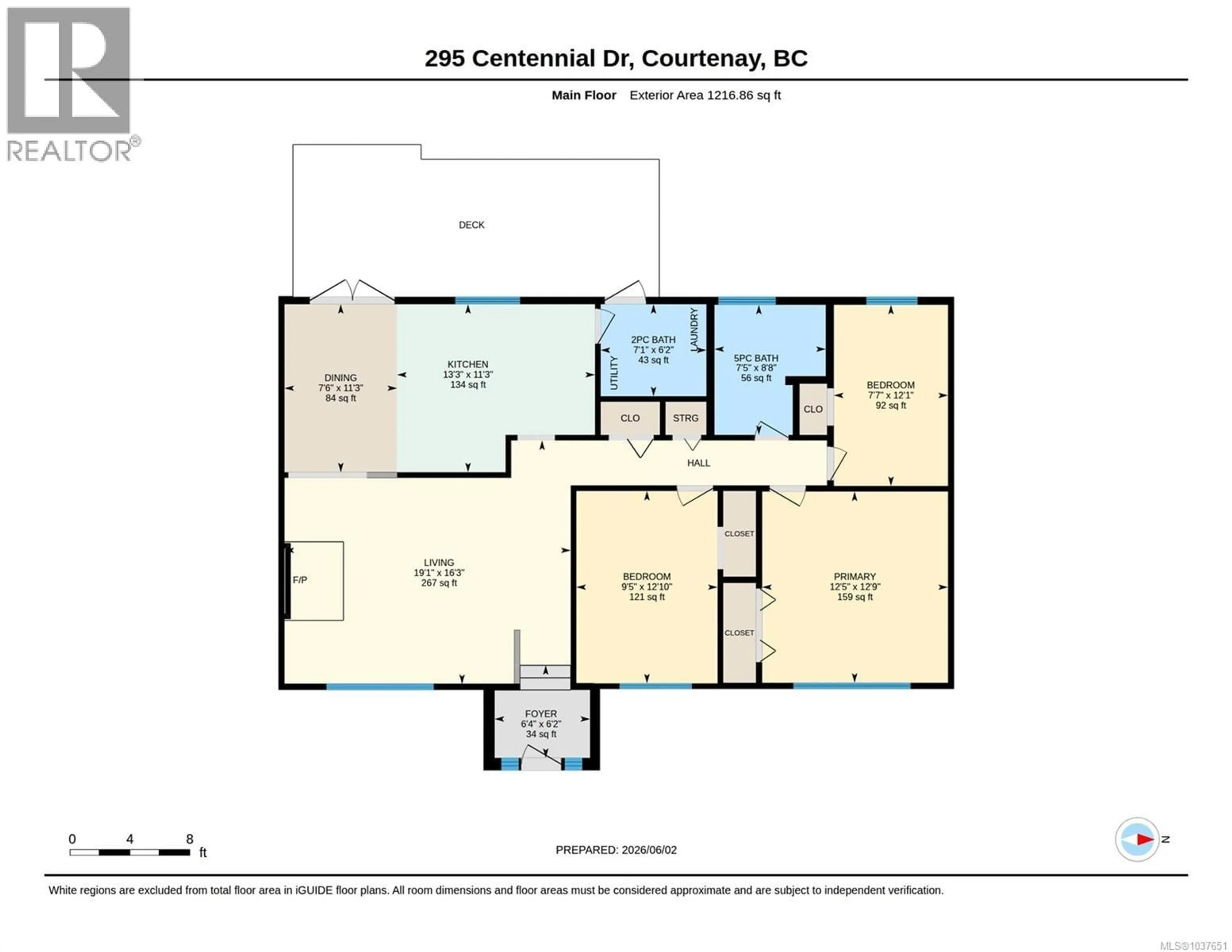 Floor plan for 295 CENTENNIAL DRIVE, Courtenay British Columbia V9N5R6