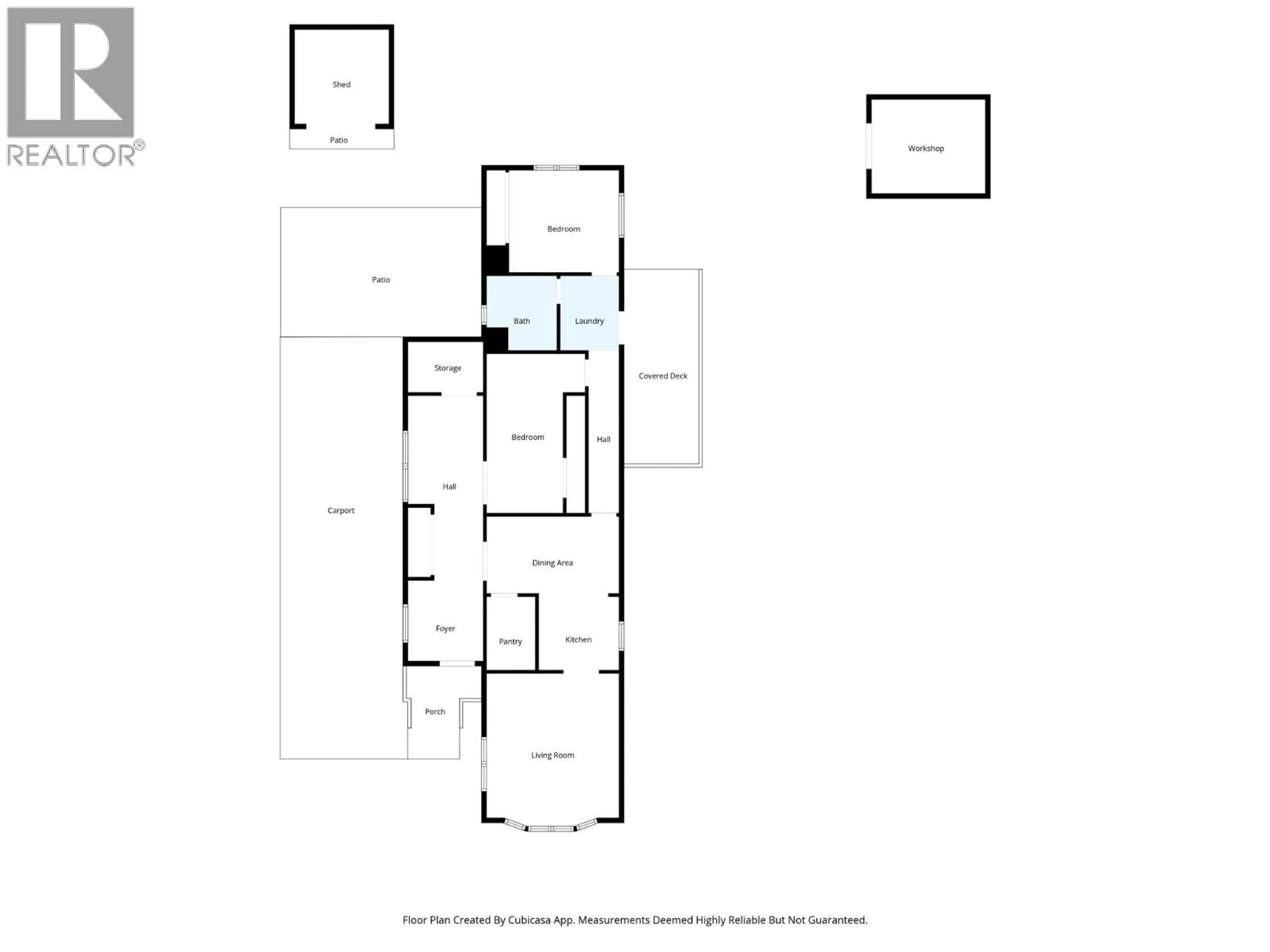 Floor plan for 126 - 2401 ORD ROAD, Kamloops British Columbia V2B7V8