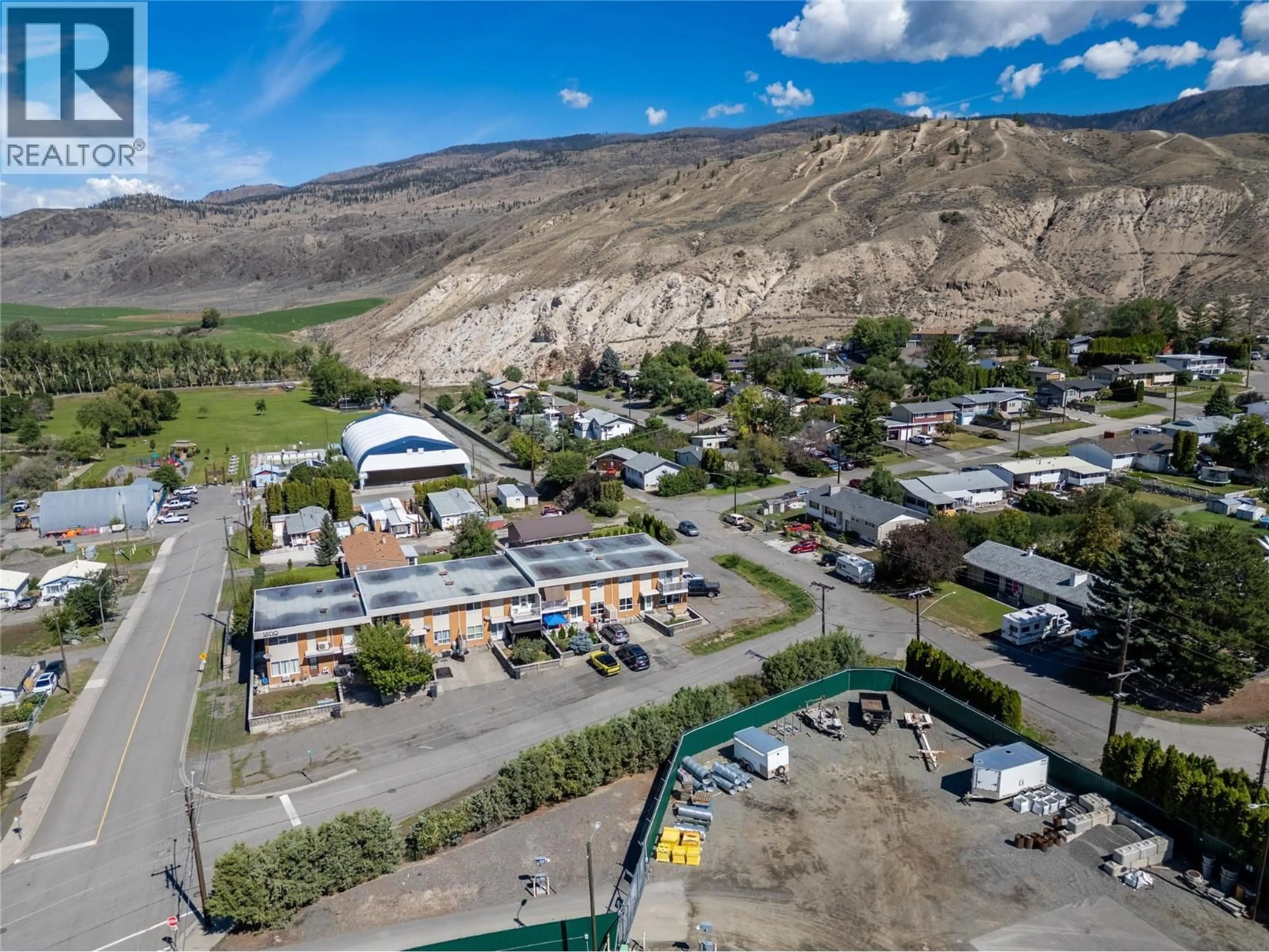 A pic from outside/outdoor area/front of a property/back of a property/a pic from drone, mountain view for 5 - 1200 PARKE ROAD, Cache Creek British Columbia V0K1H0