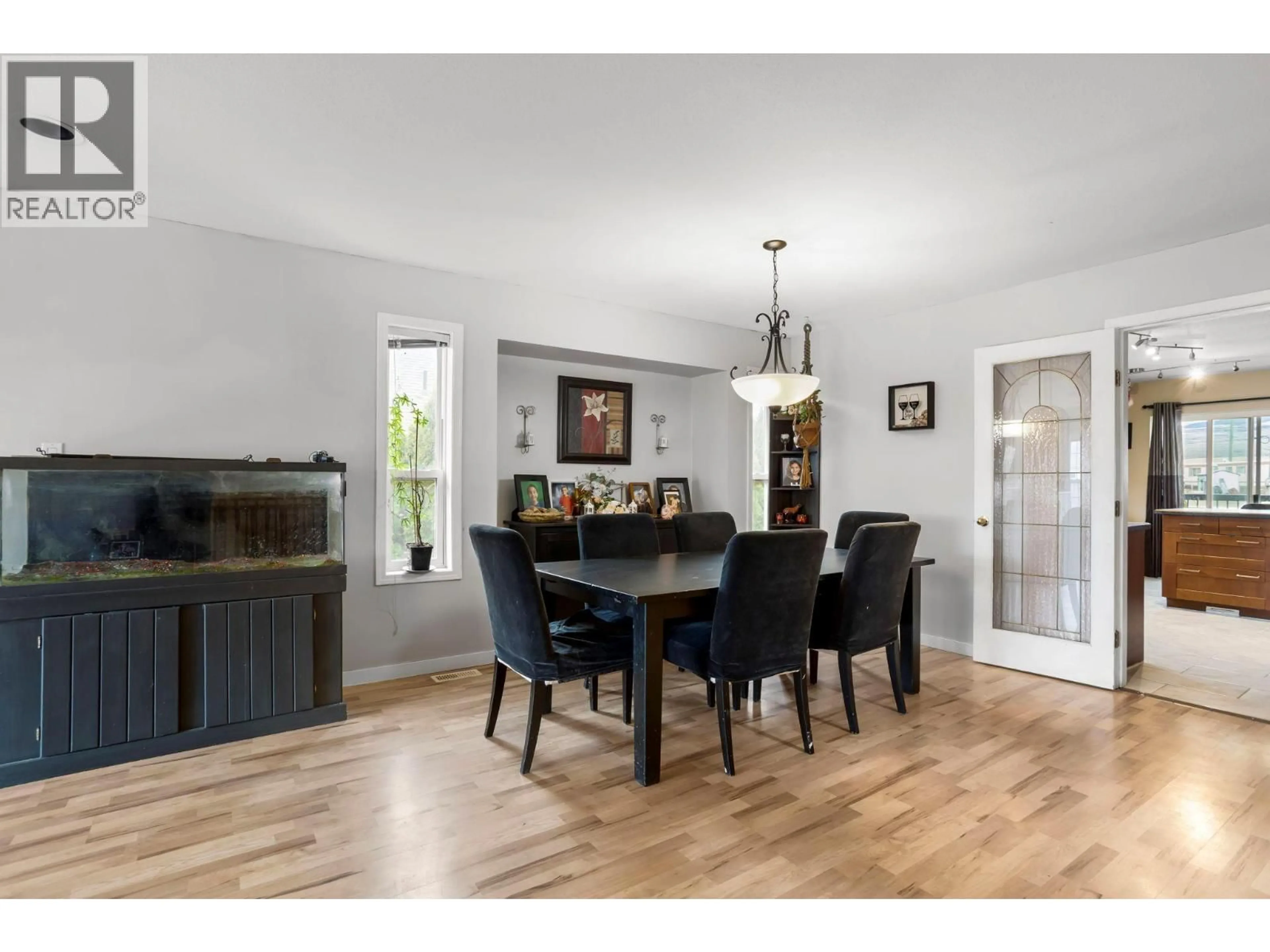 Dining room, wood/laminate floor for 1690 BANN STREET, Merritt British Columbia V1K1E9