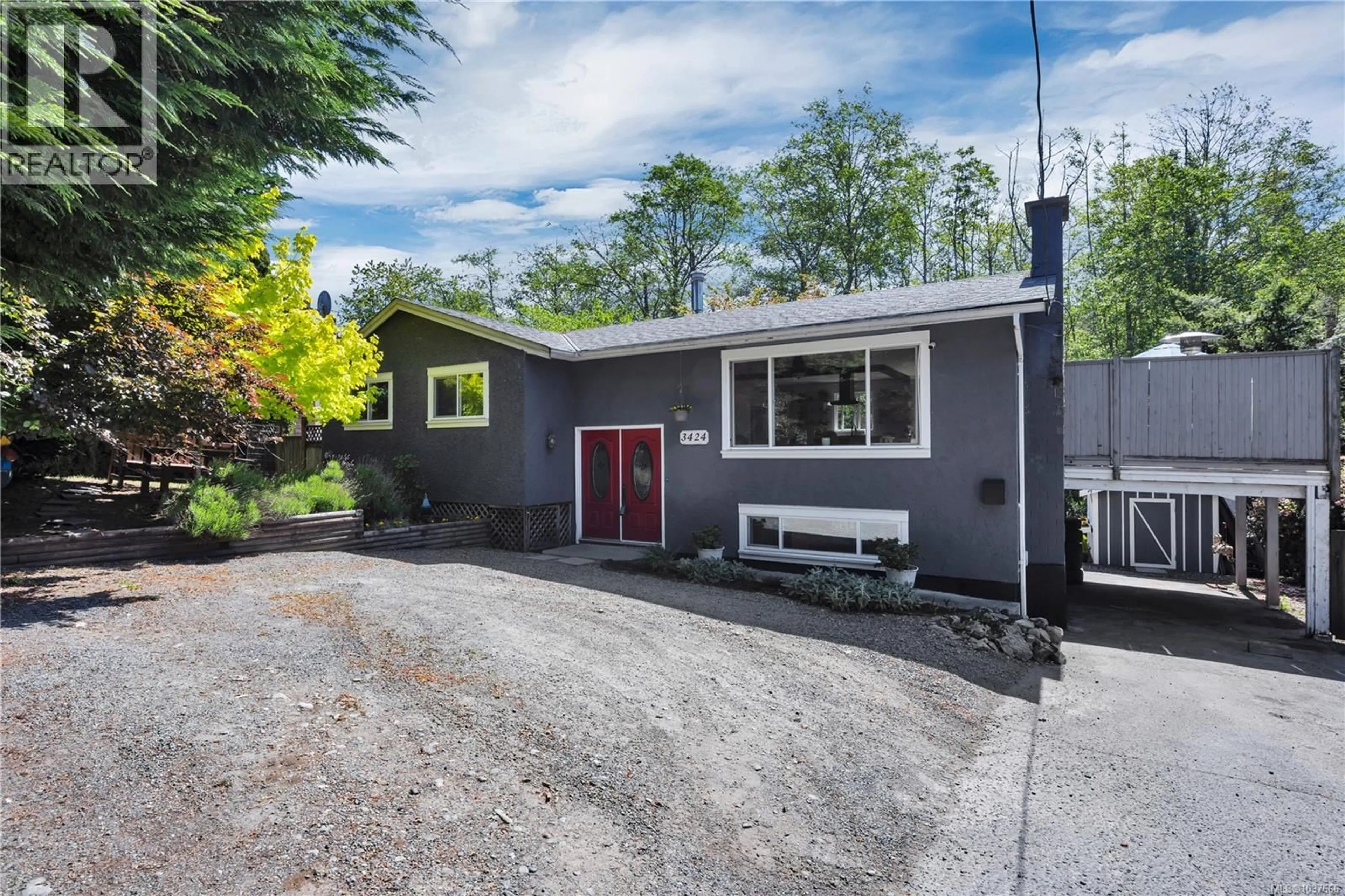 Home with vinyl exterior material, street for 3424 HAMMOND BAY ROAD, Nanaimo British Columbia V9T1E6