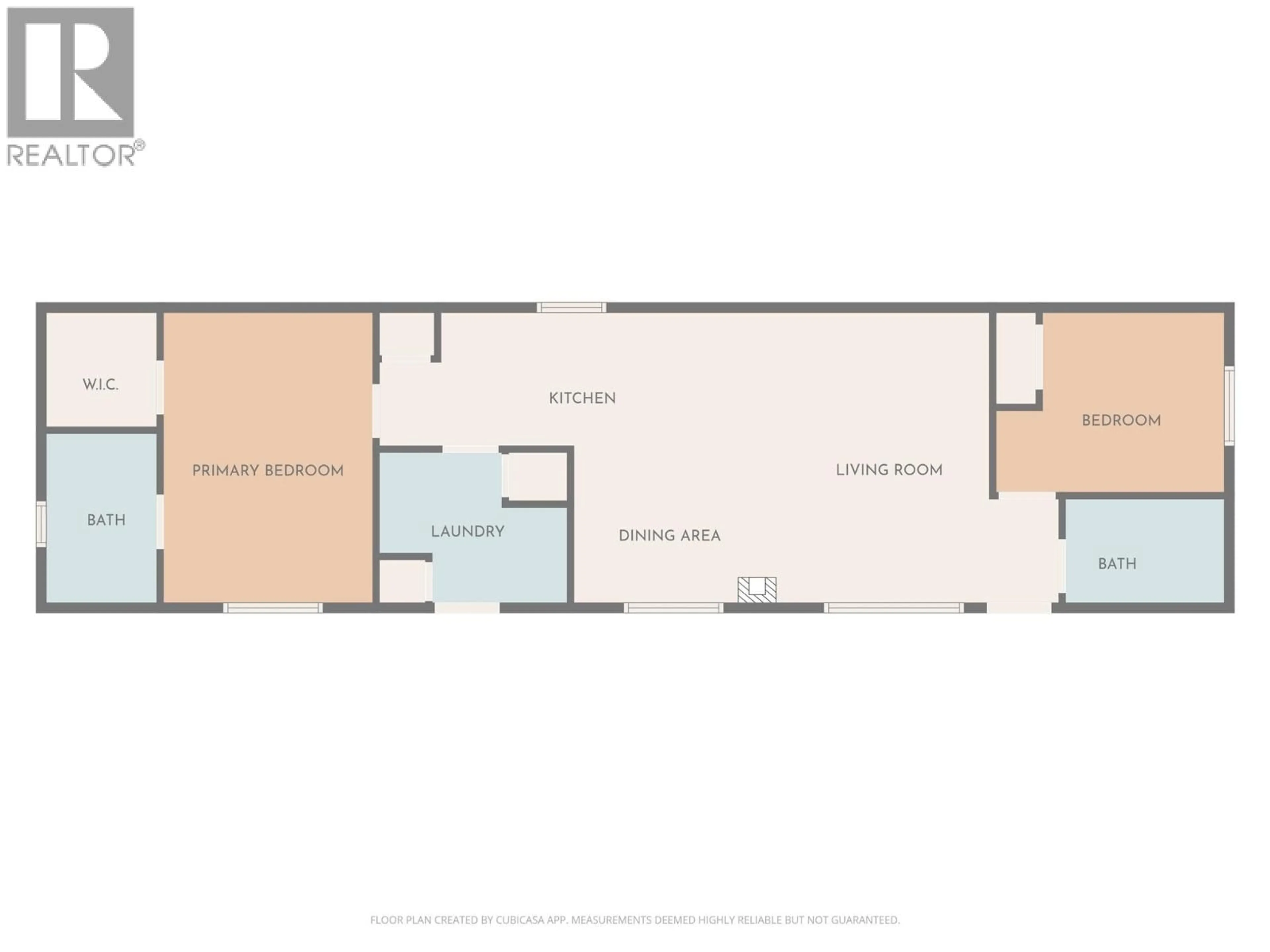 Floor plan for 24 - 263 HIGHWAY 3 OTHER, Princeton British Columbia V0X1W0