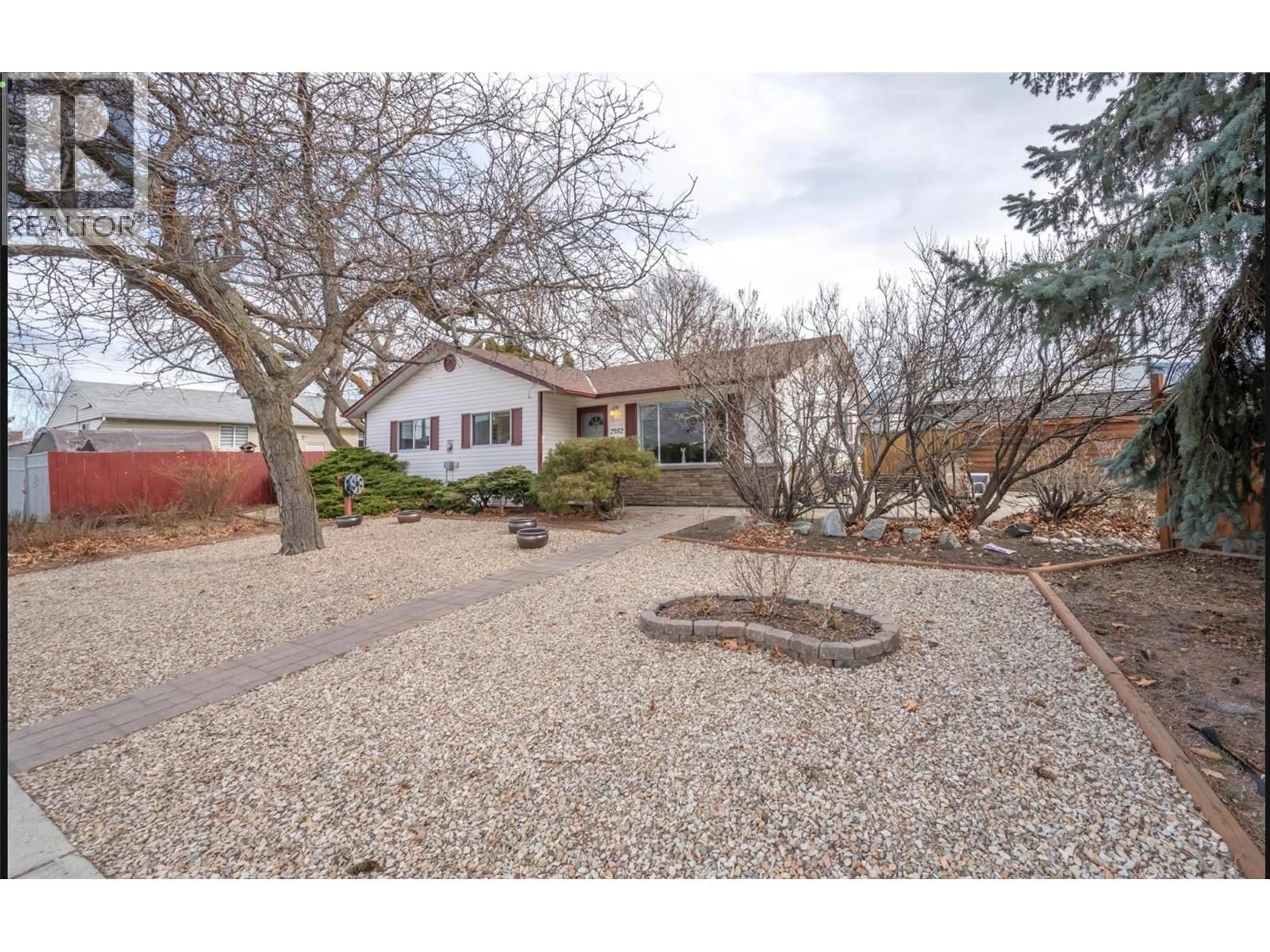 A pic from outside/outdoor area/front of a property/back of a property/a pic from drone, street for 2052 ATKINSON STREET, Penticton British Columbia V2A8H5