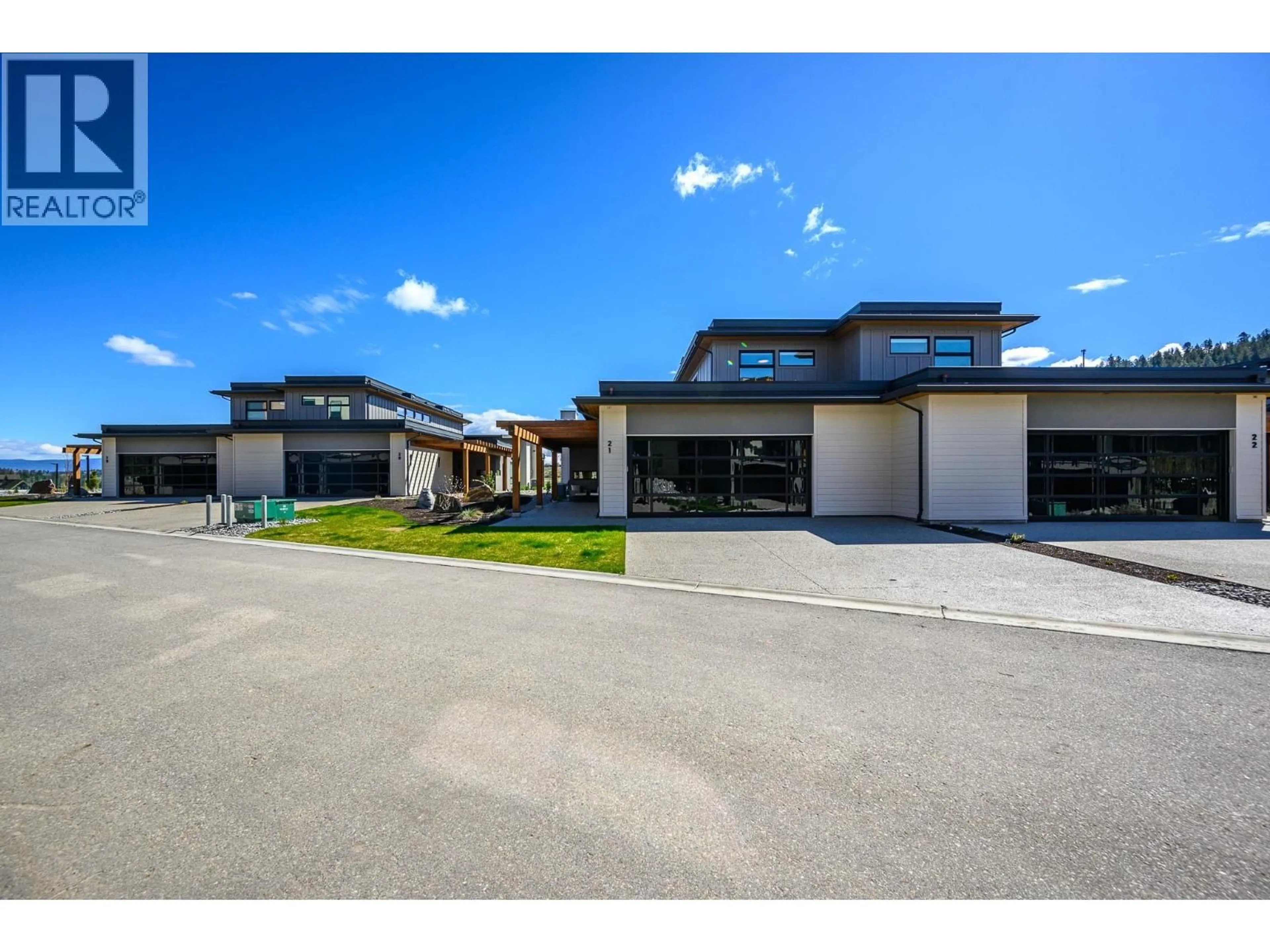 A pic from outside/outdoor area/front of a property/back of a property/a pic from drone, unknown for 21 - 105 PREDATOR RIDGE DRIVE, Vernon British Columbia V1H0A5