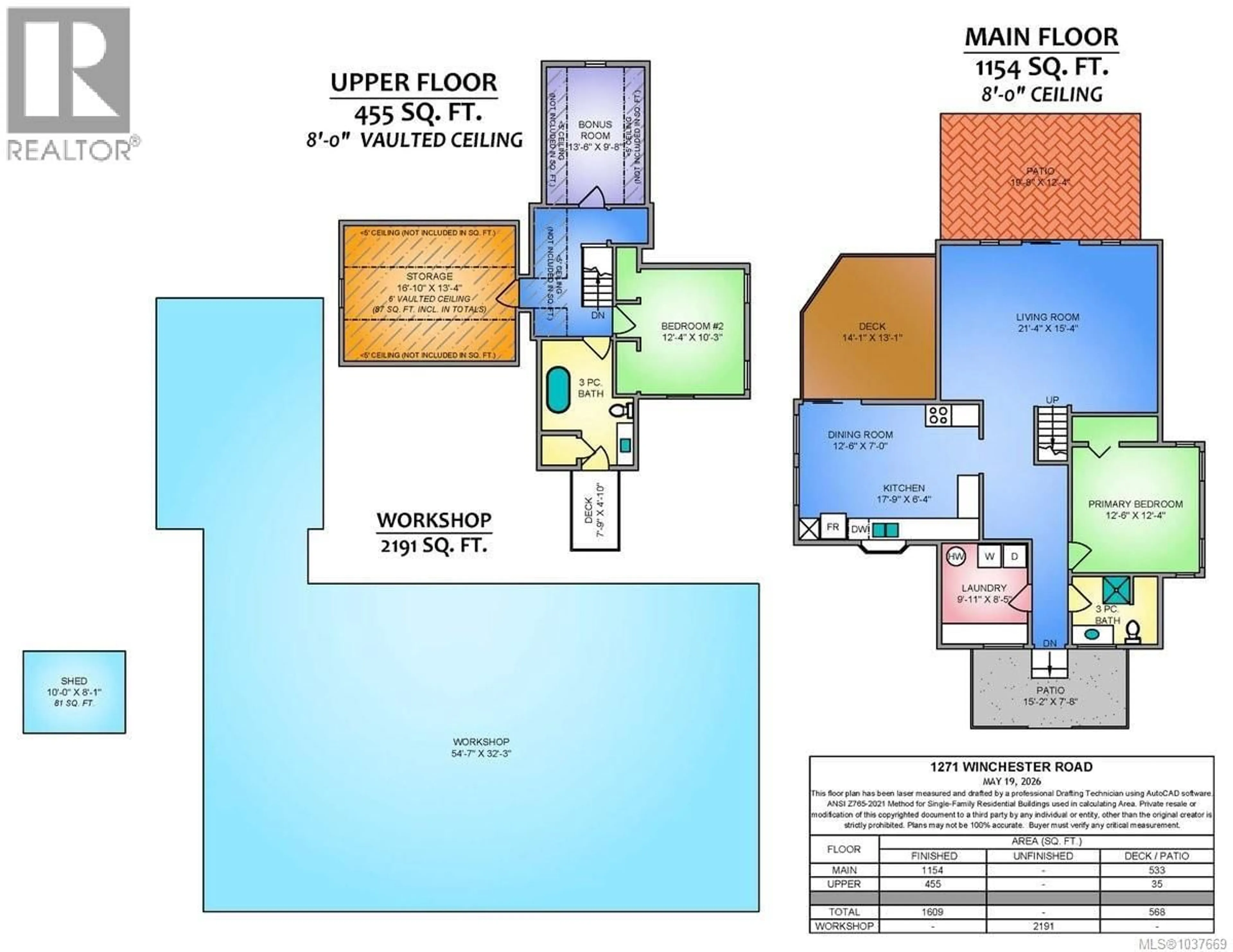 Floor plan for 1271 WINCHESTER ROAD, Coombs British Columbia V9K1W9