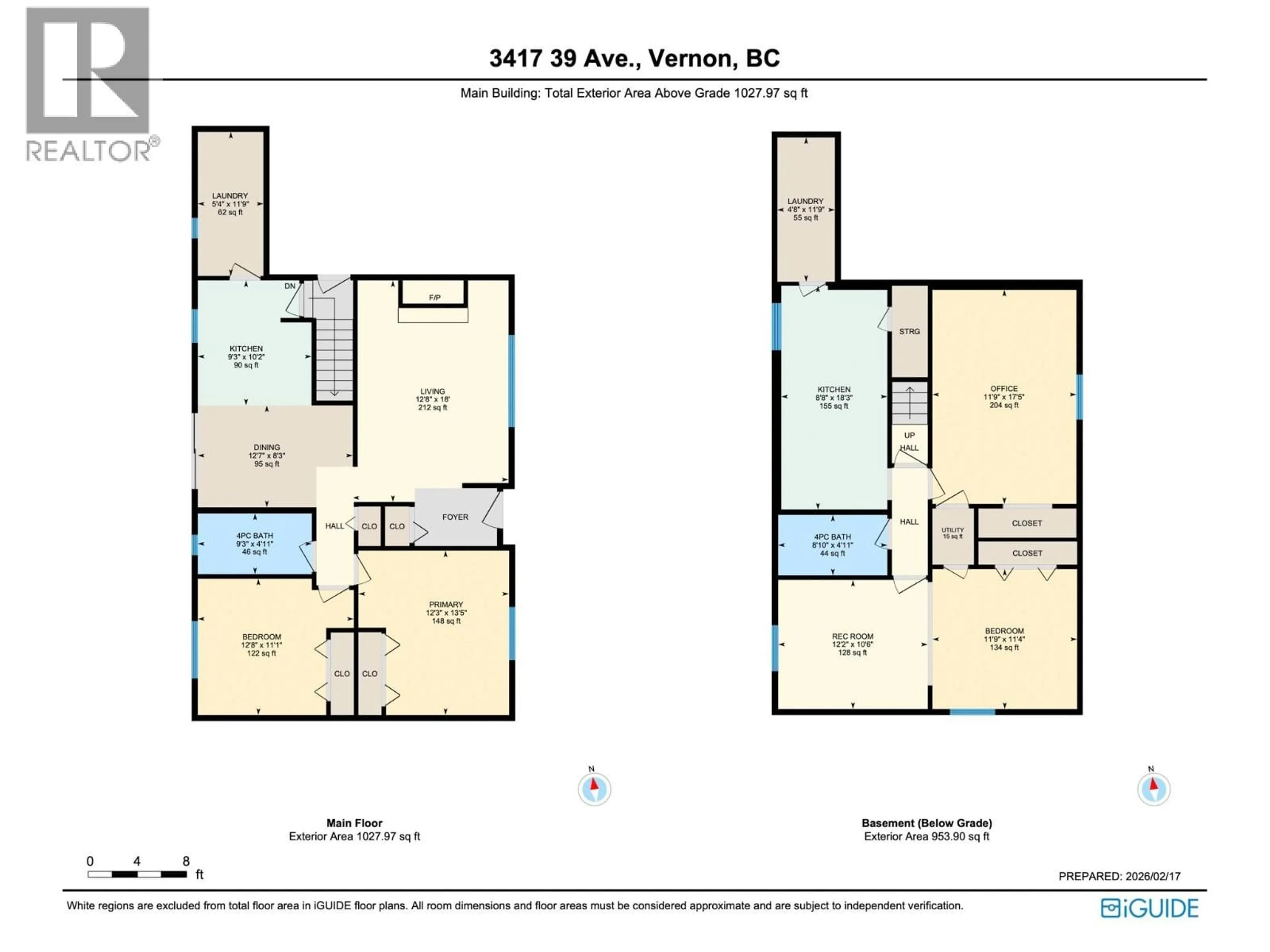 Floor plan for 3417 39 AVENUE, Vernon British Columbia V1T3E3