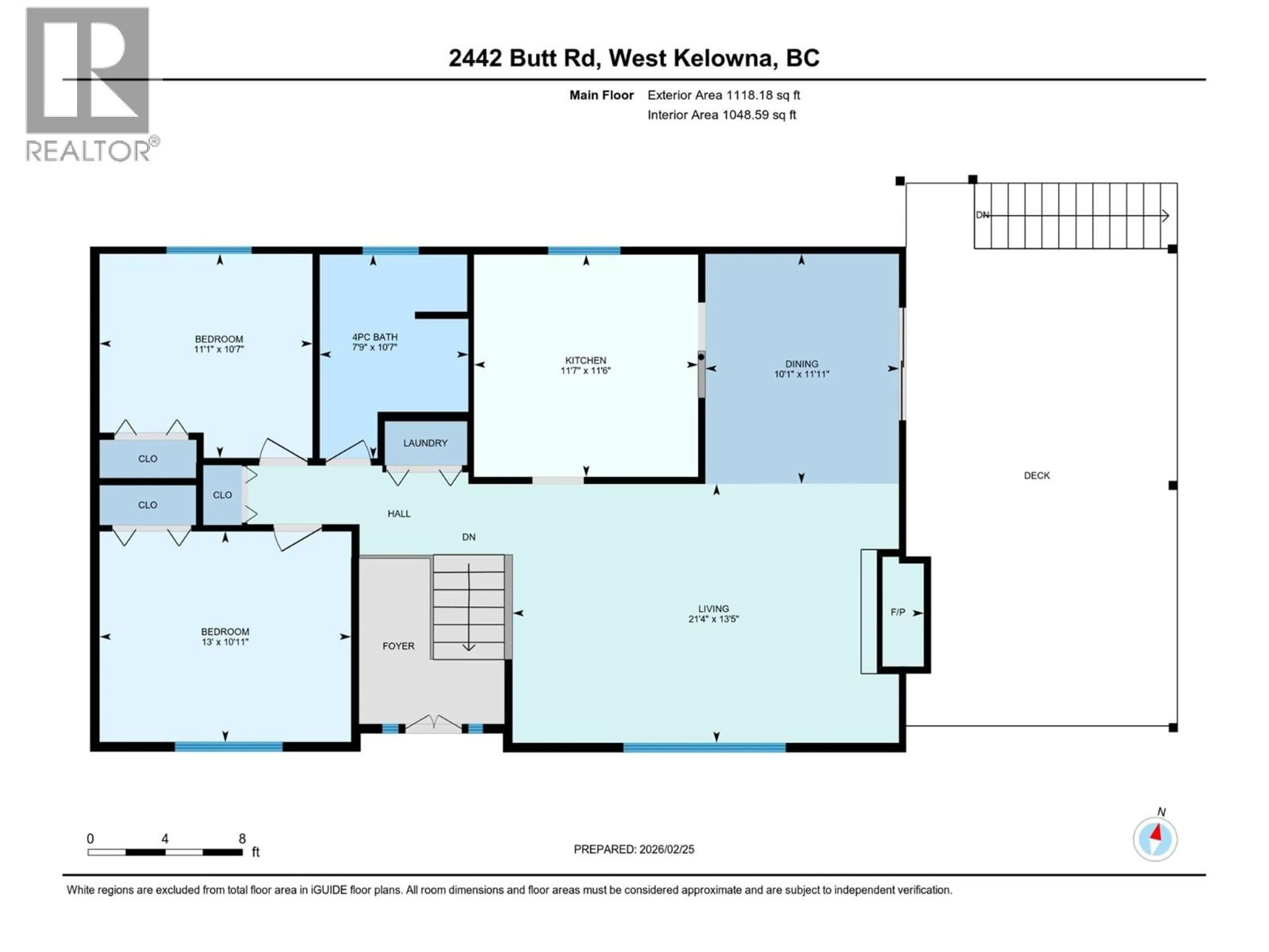 Floor plan for 2442 BUTT ROAD, West Kelowna British Columbia V4T1N7