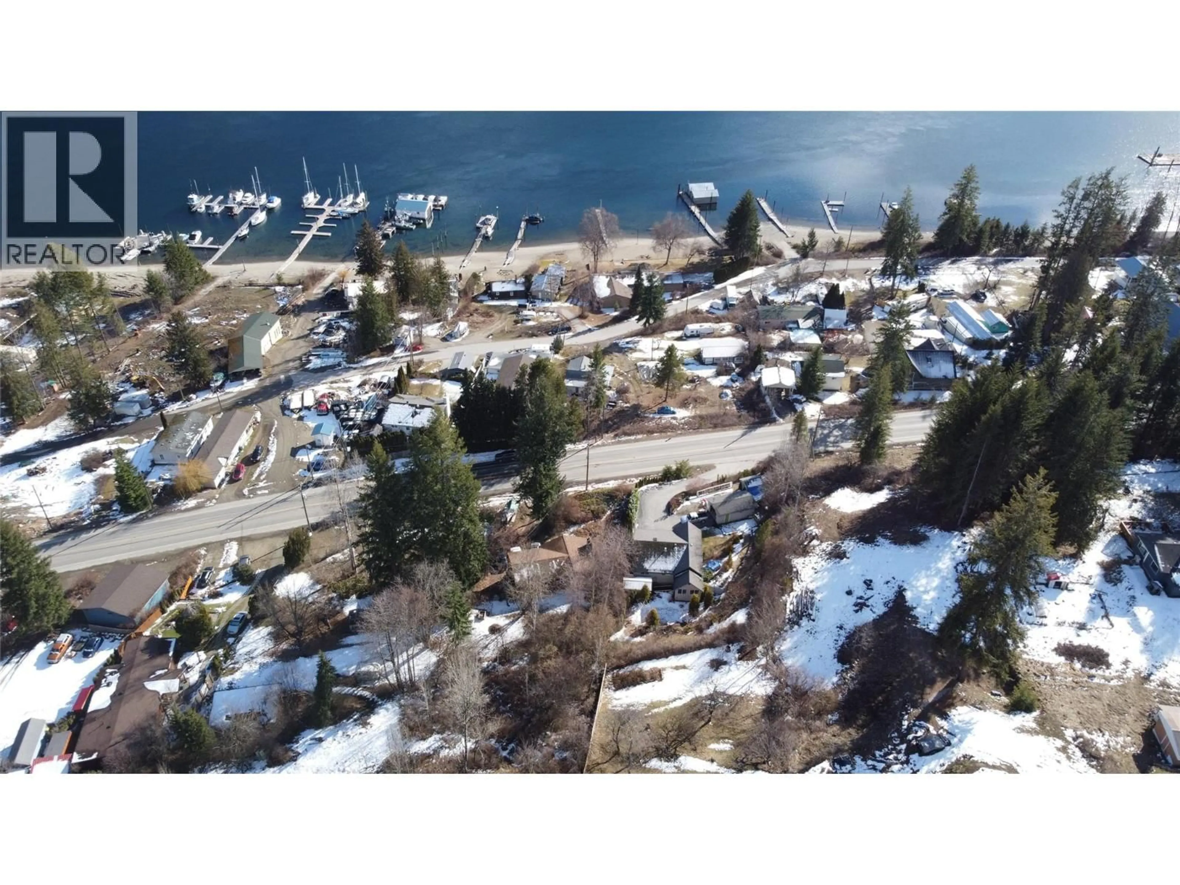 A pic from outside/outdoor area/front of a property/back of a property/a pic from drone, mountain view for 7761 3A HIGHWAY, Balfour British Columbia V0G1C0