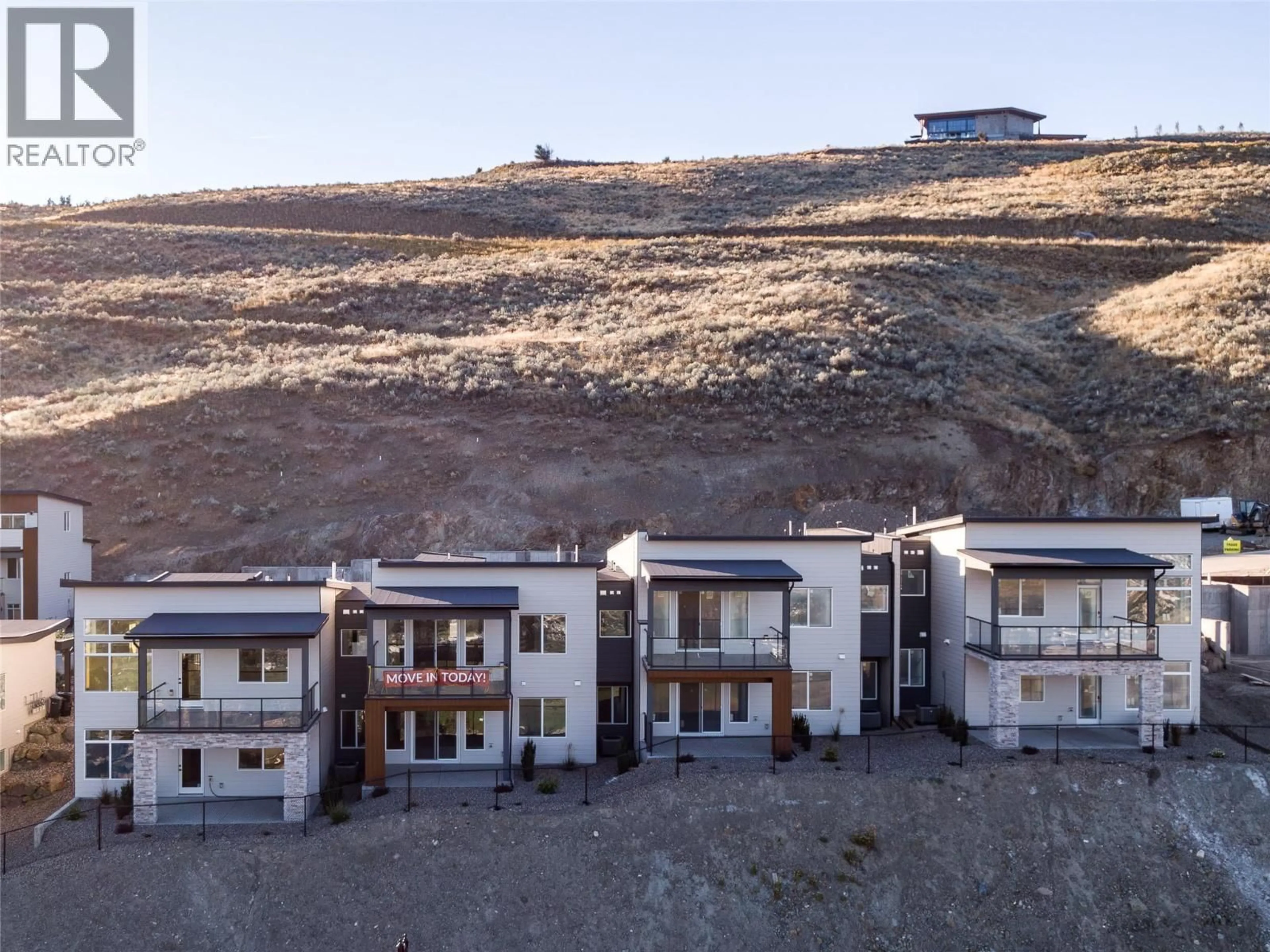 A pic from outside/outdoor area/front of a property/back of a property/a pic from drone, mountain view for 66 - 7735 OKANAGAN HILLS BOULEVARD, Vernon British Columbia V1H0A7