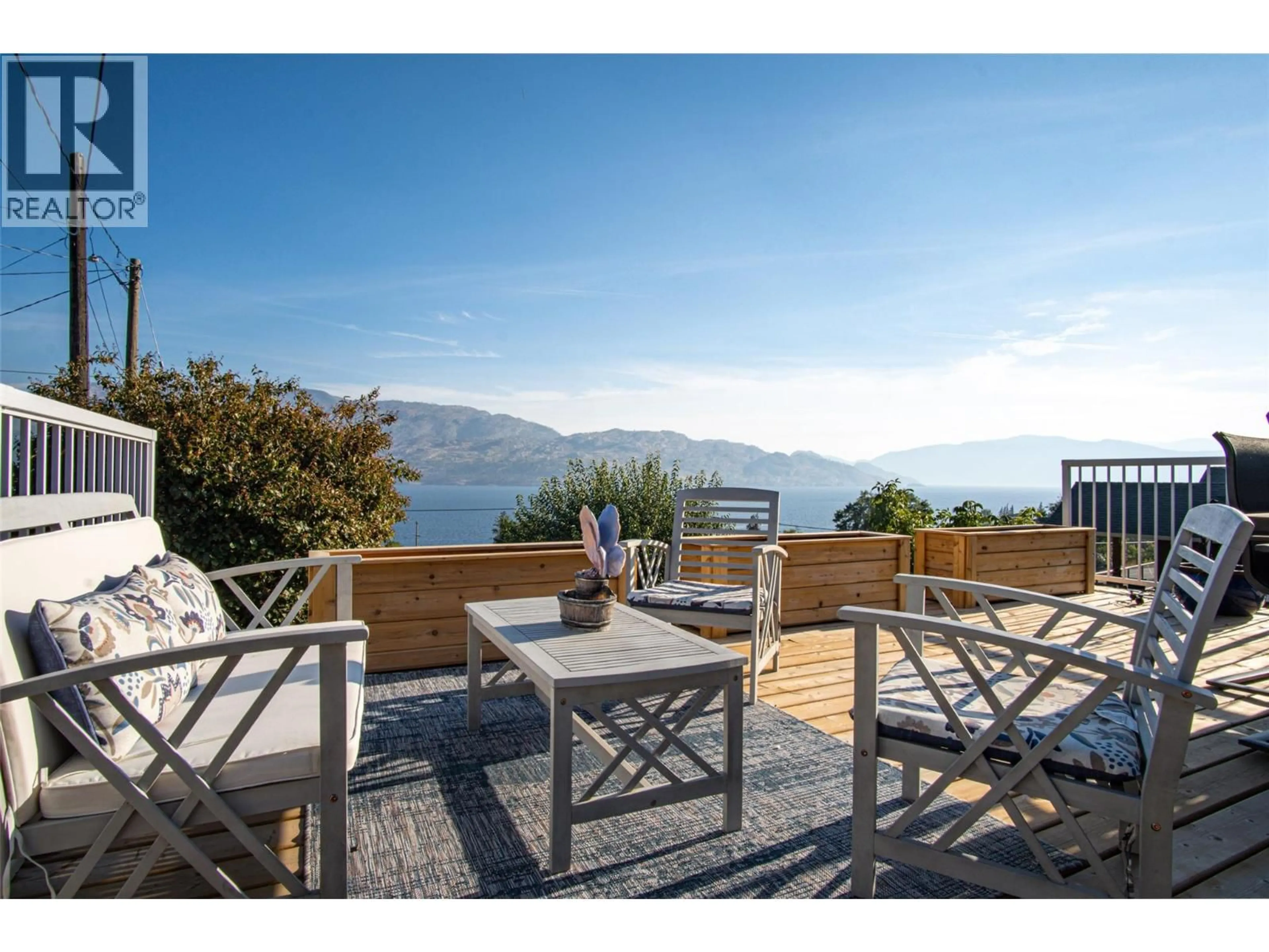 Patio, water/lake/river/ocean view for 5192 HUSTON ROAD, Peachland British Columbia V0H1X2