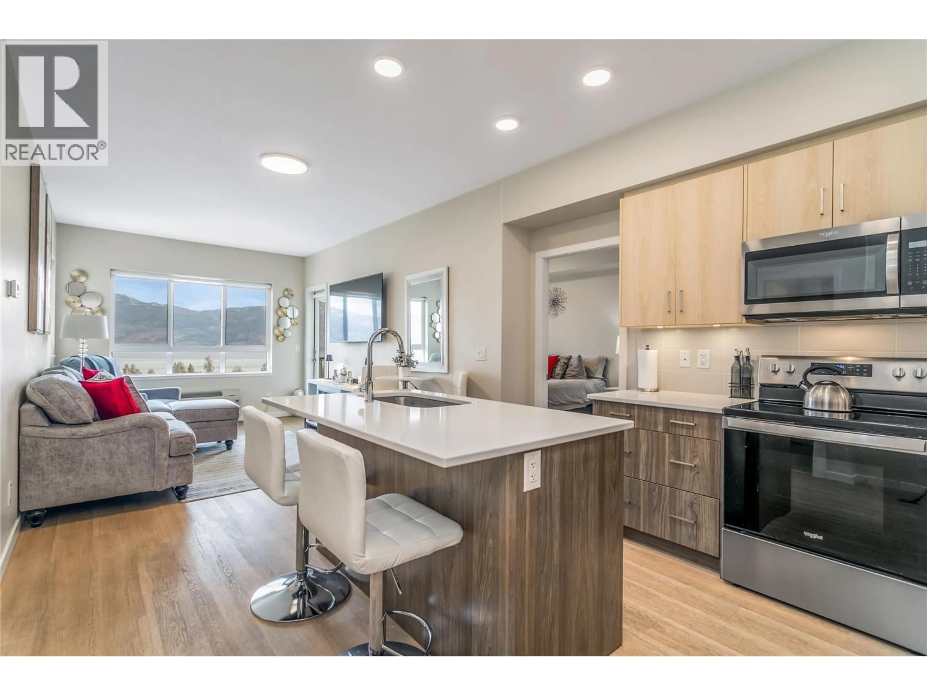 Open concept kitchen, unknown for 414 - 2301 CARRINGTON ROAD, West Kelowna British Columbia V4T0E2