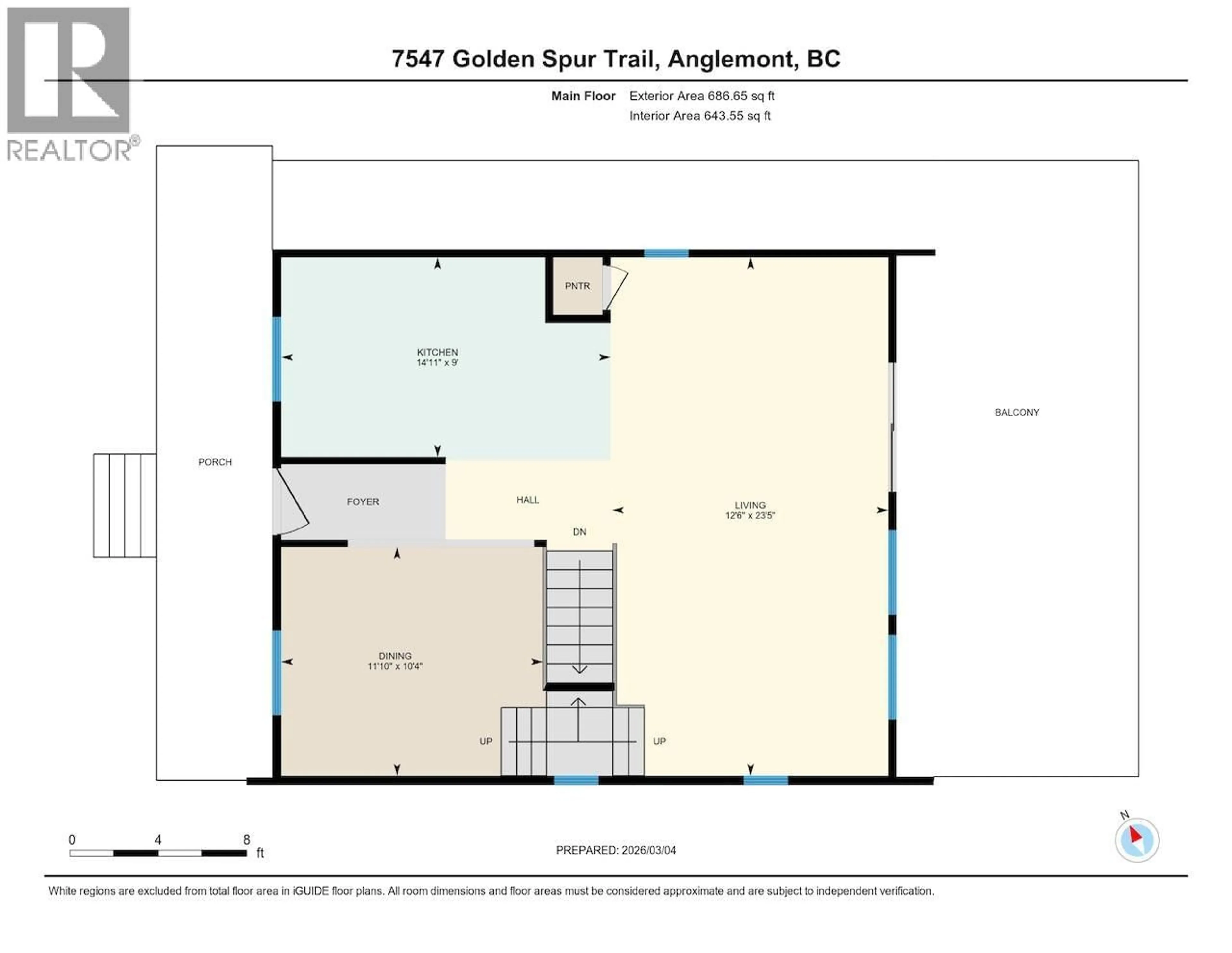 Floor plan for 7547 GOLDEN SPUR TRAIL, Anglemont British Columbia V0E1M8