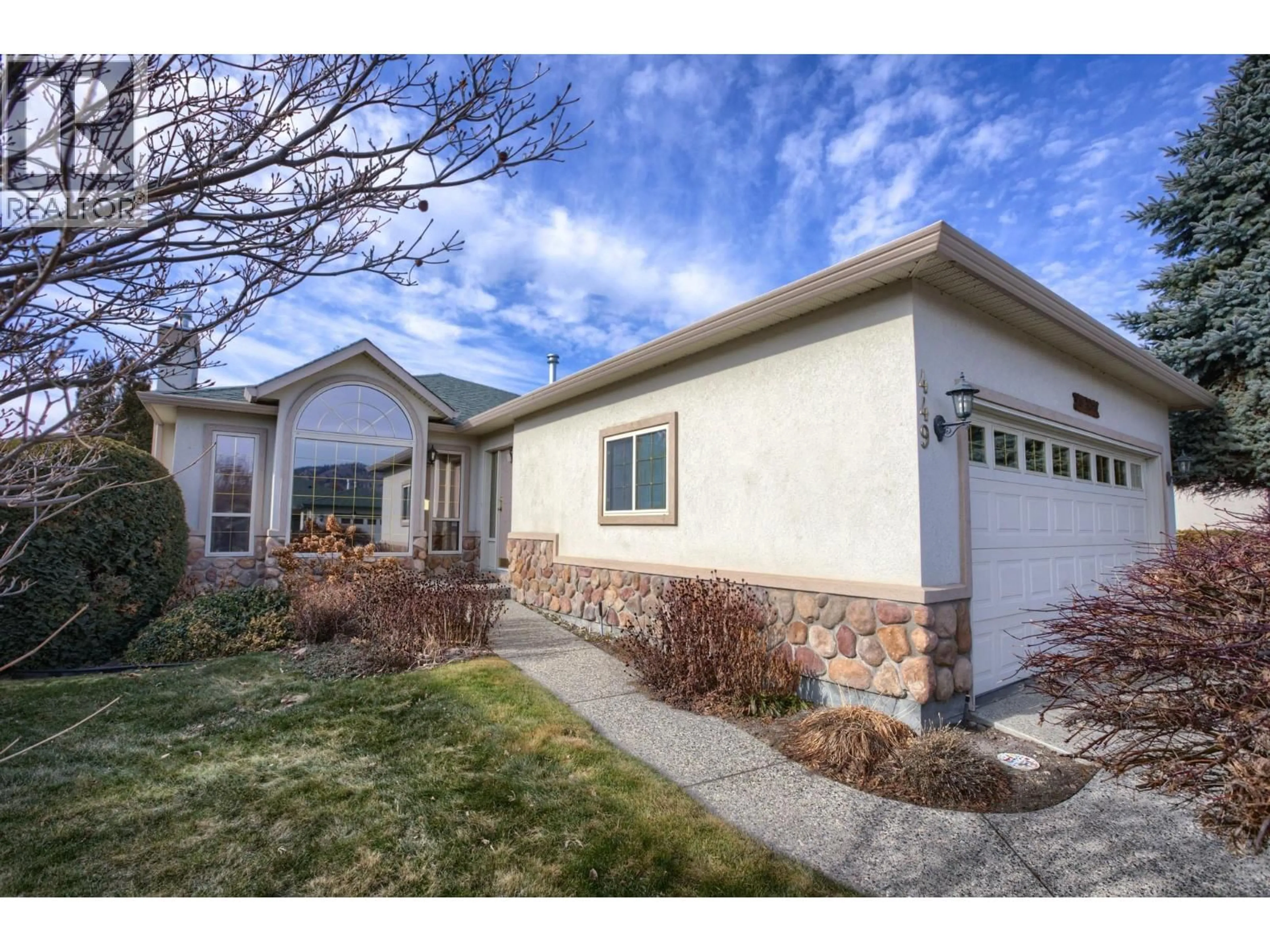 Home with vinyl exterior material, street for 449 - 2330 BUTT ROAD, West Kelowna British Columbia V4T2L3