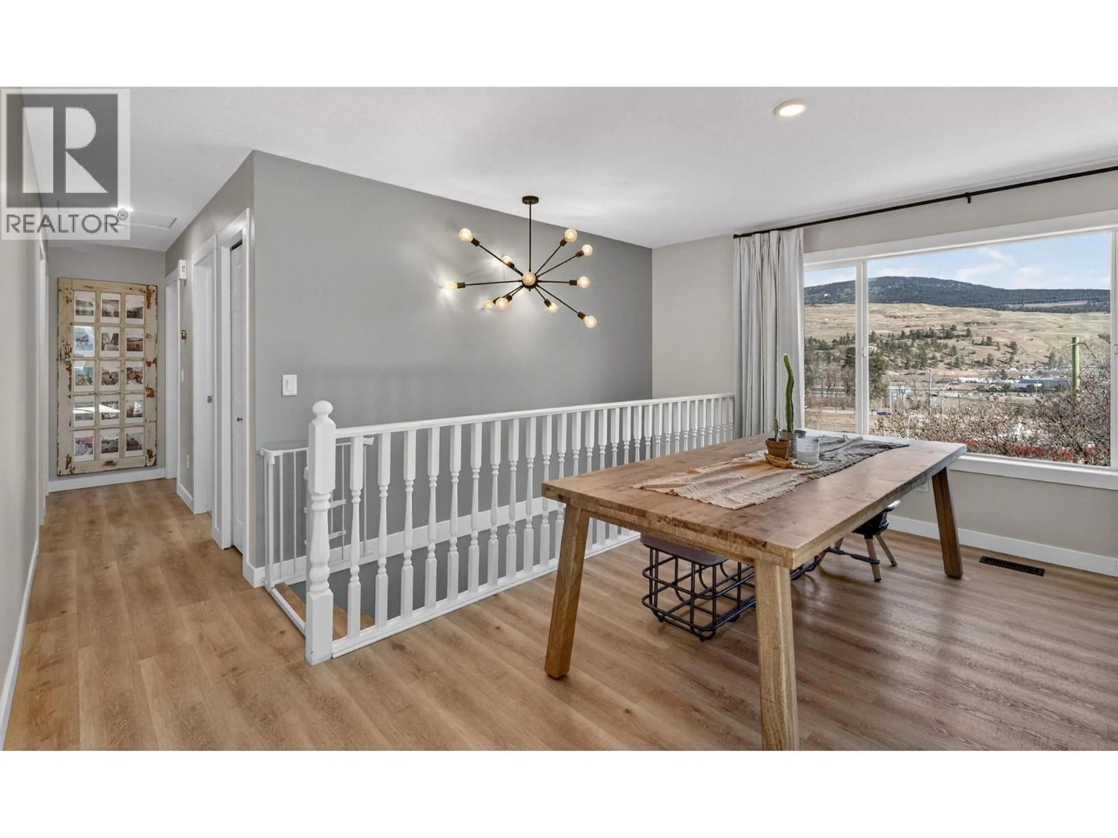 Dining room, wood/laminate floor for 9710 OKANAGAN CENTRE ROAD EAST, Lake Country British Columbia V4V1T6