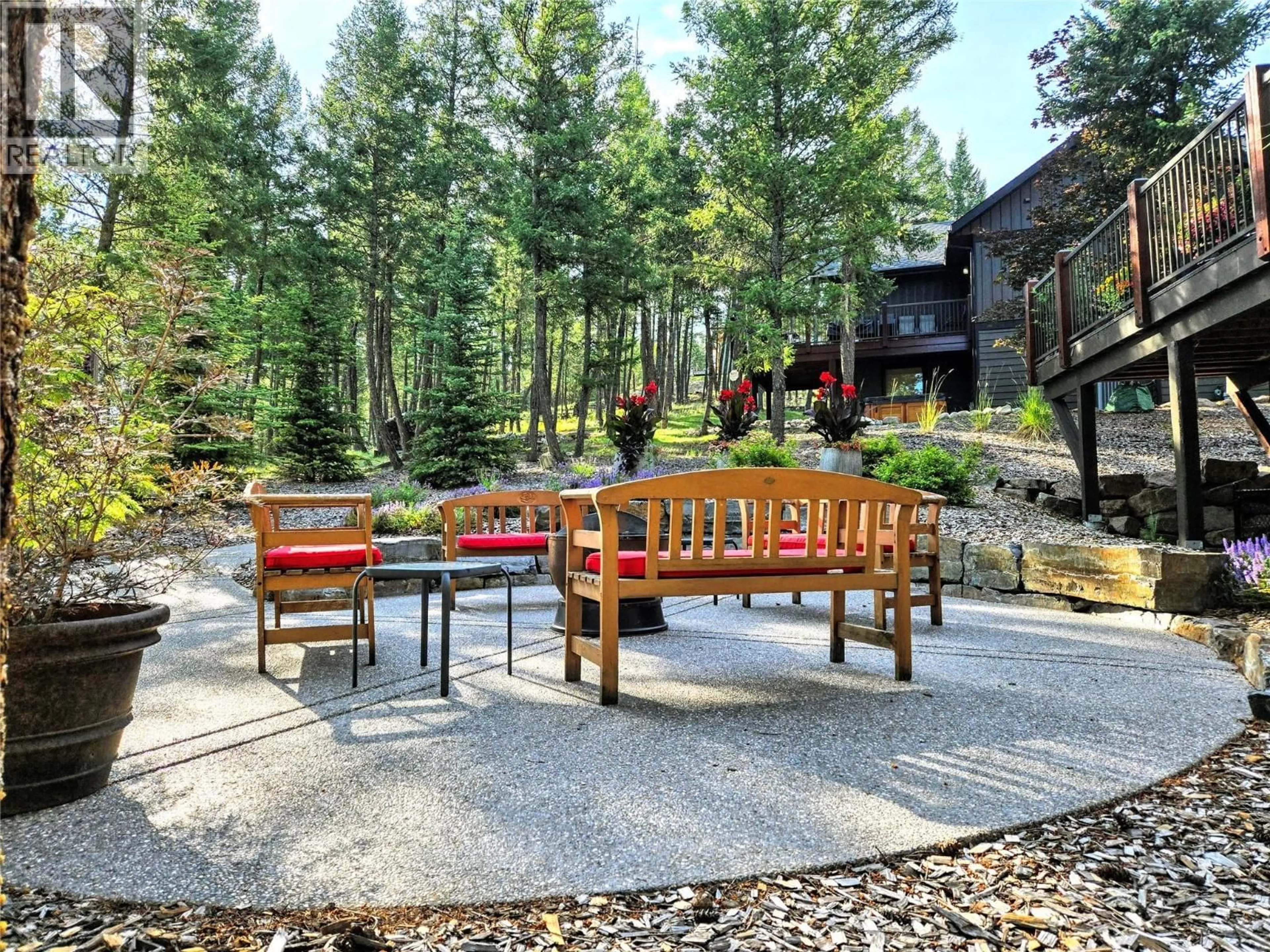 Patio, forest/trees view for 2517 COBBLESTONE TRAIL, Invermere British Columbia V0A1K6