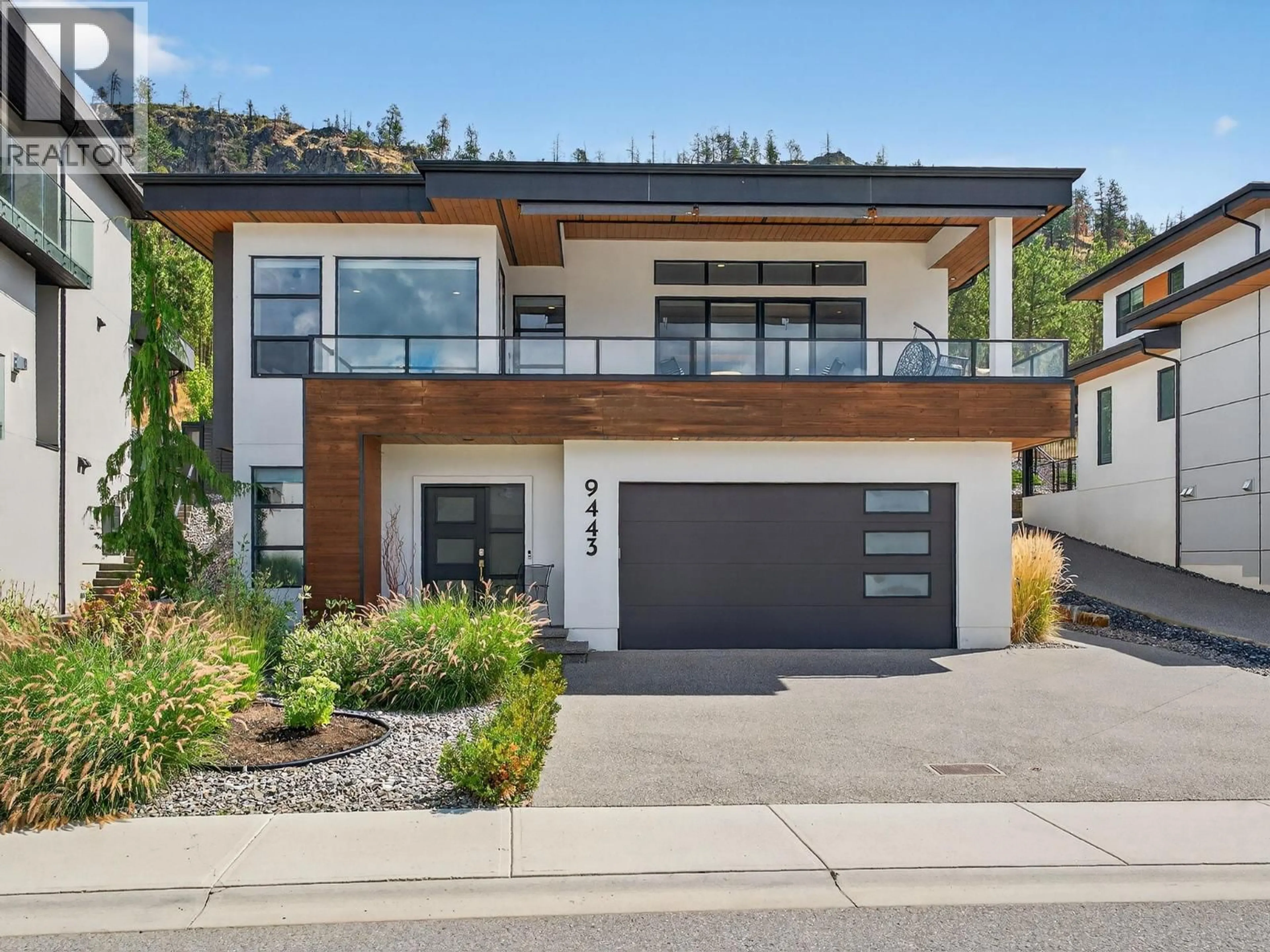 Home with brick exterior material, street for 9443 LEDGESTONE ROAD, Lake Country British Columbia V4V0A4