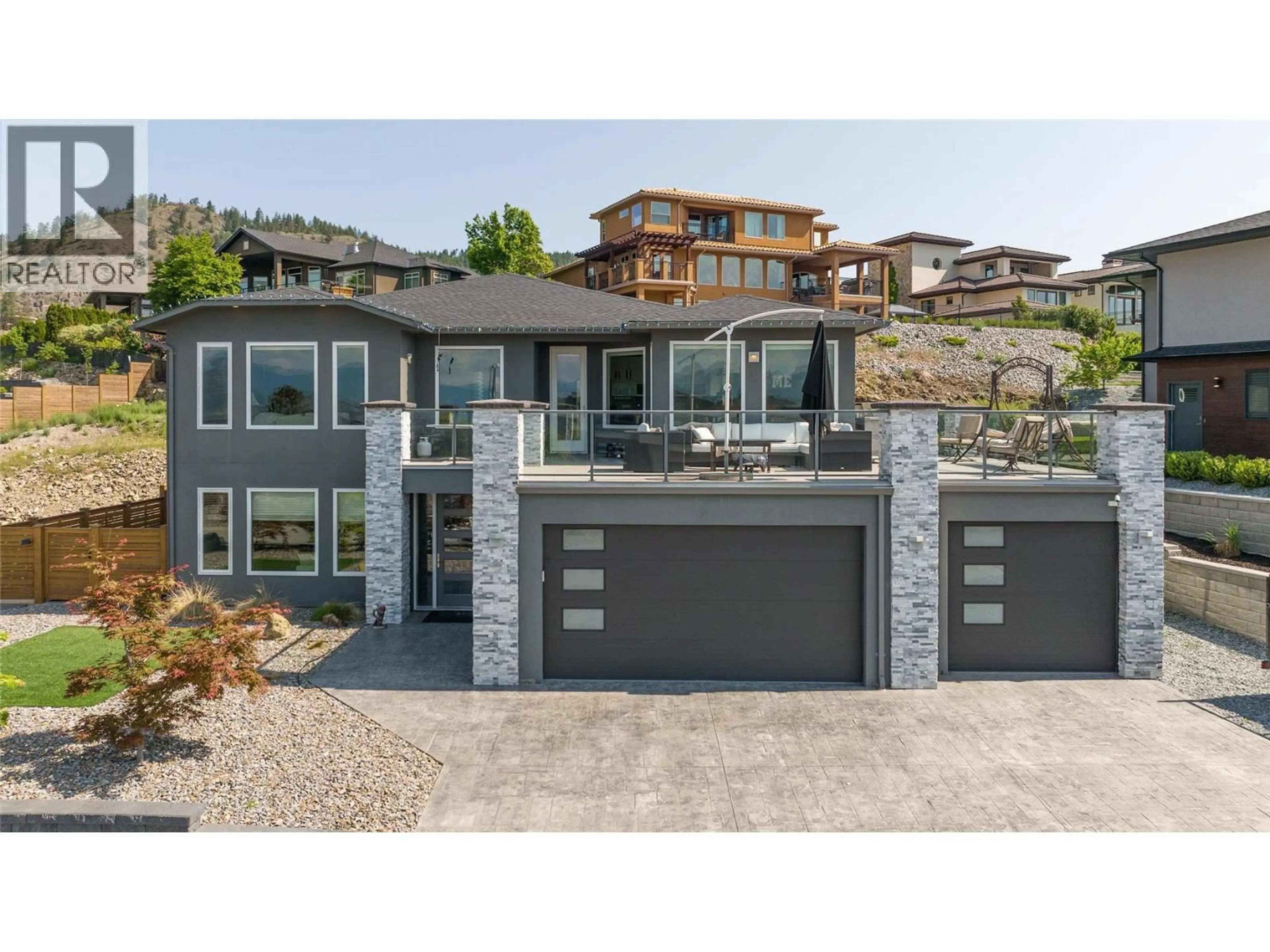 Home with brick exterior material, unknown for 3284 VINEYARD VIEW DRIVE, West Kelowna British Columbia V4T3B4